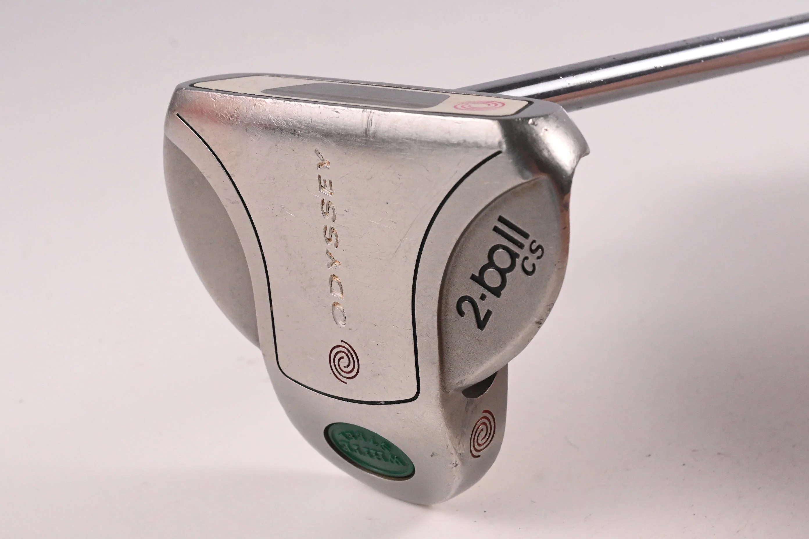 Odyssey White Steel 2-Ball CS Putter / 32.5 Inch