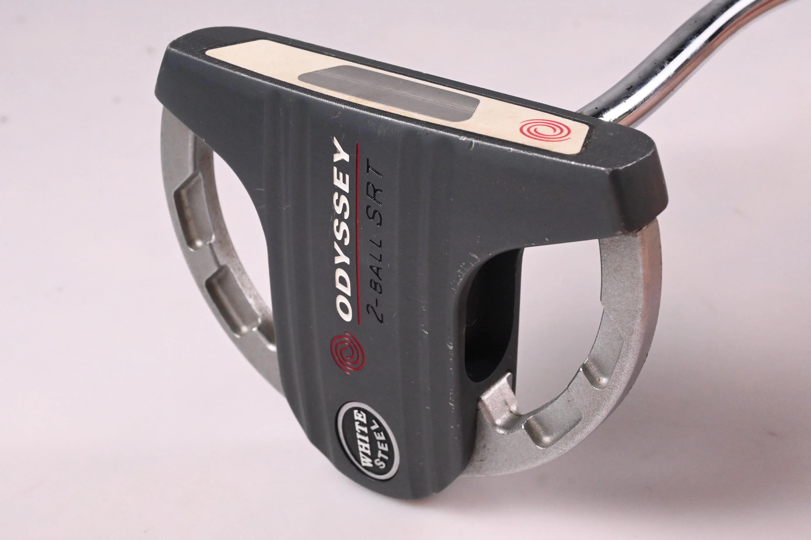 Odyssey White Steel SRT 2-Ball Putter / 35 Inch