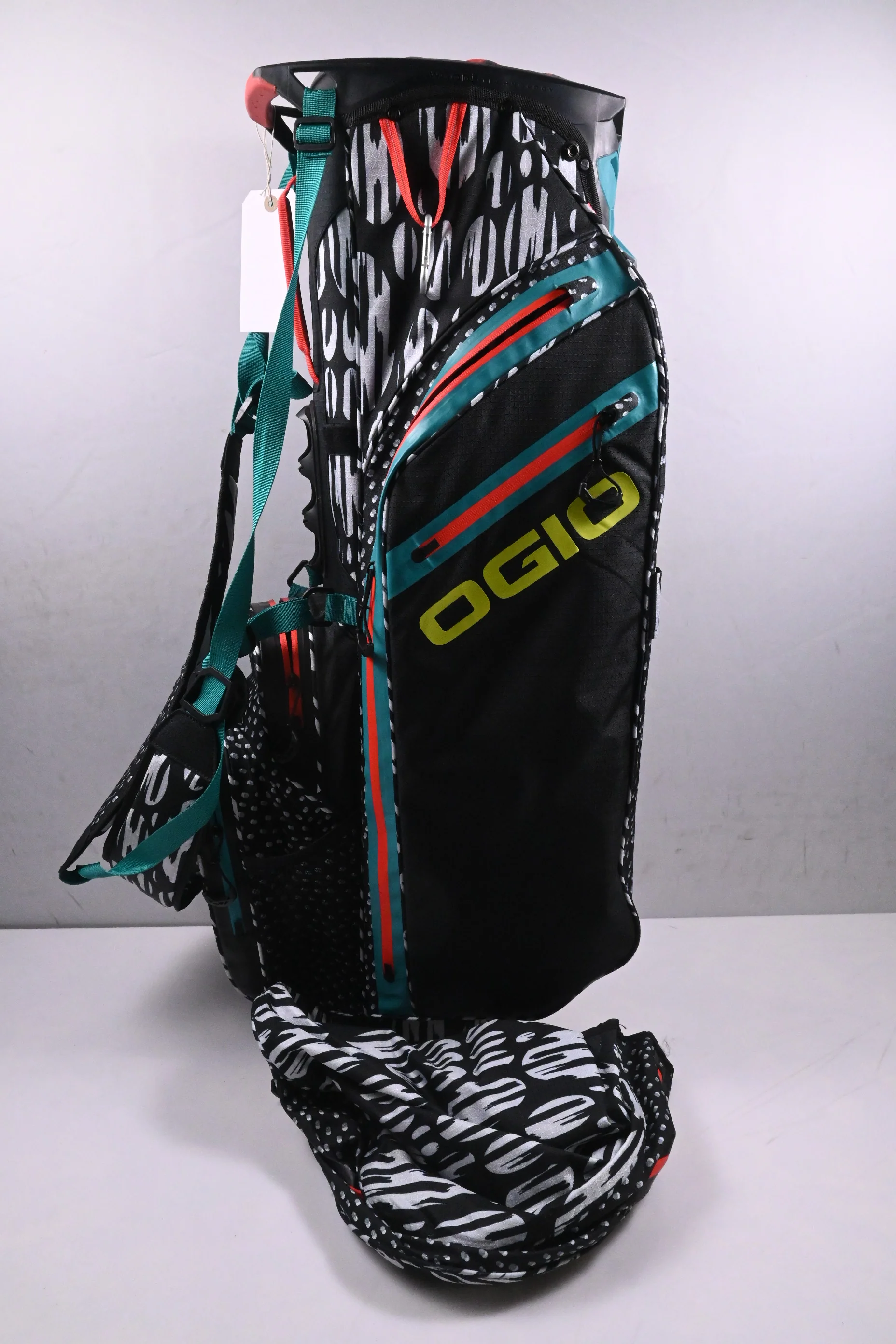 Ogio All Elements Stand Bag / 8-Way Divider / Black, White