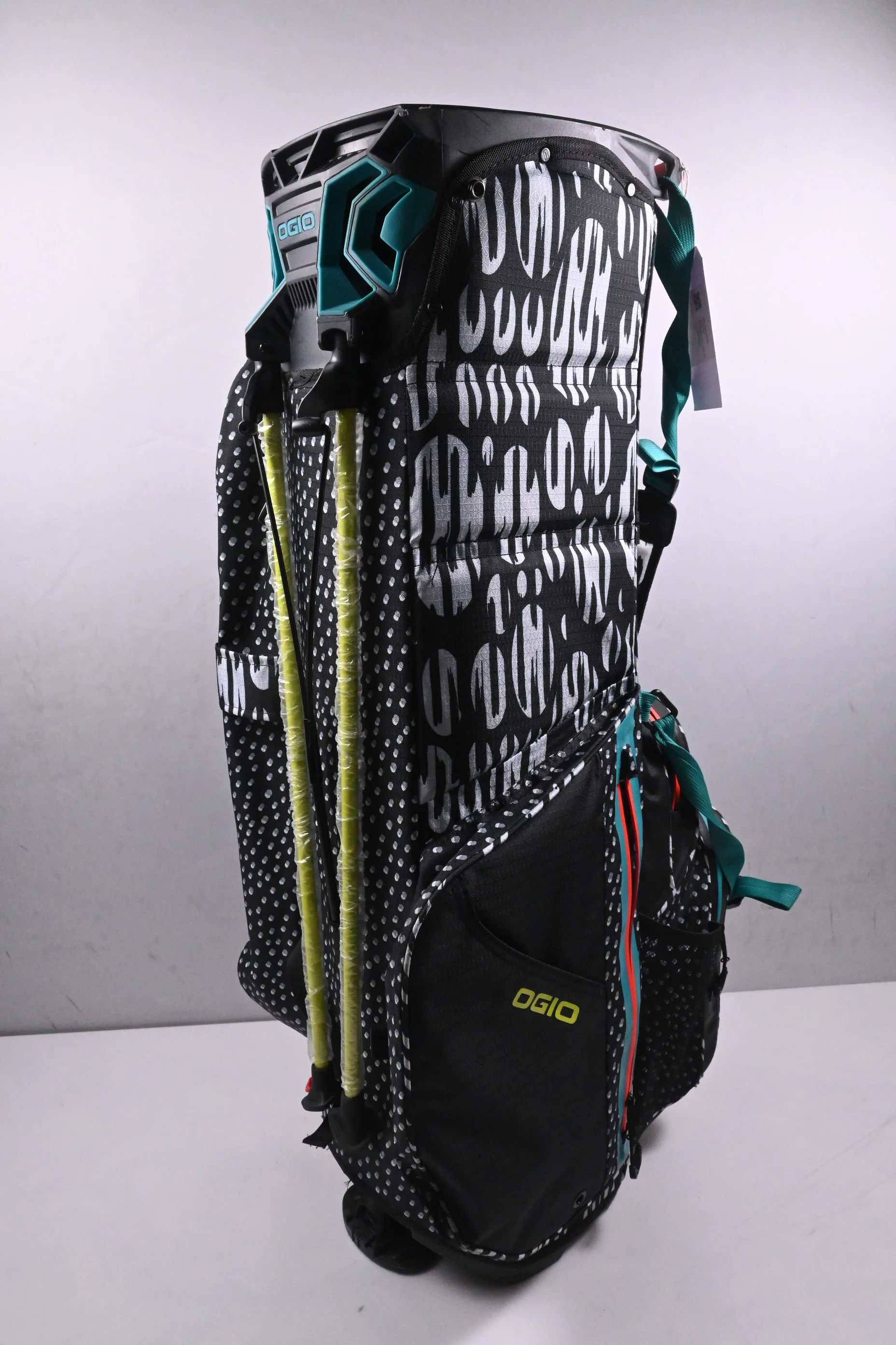 Ogio All Elements Stand Bag / 8-Way Divider / Black, White - Image 3
