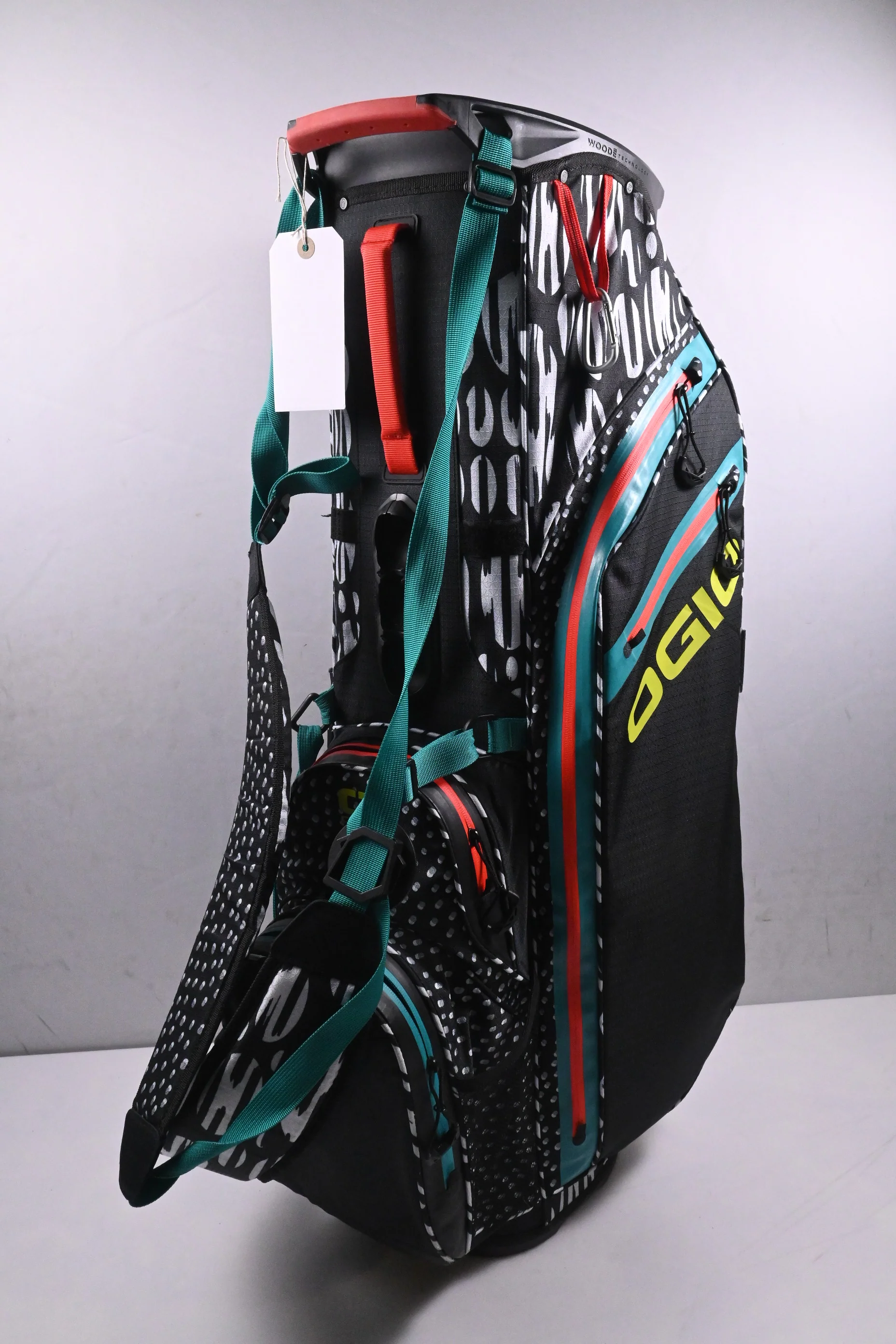 Ogio All Elements Stand Bag / 8-Way Divider / Black, White - Image 5