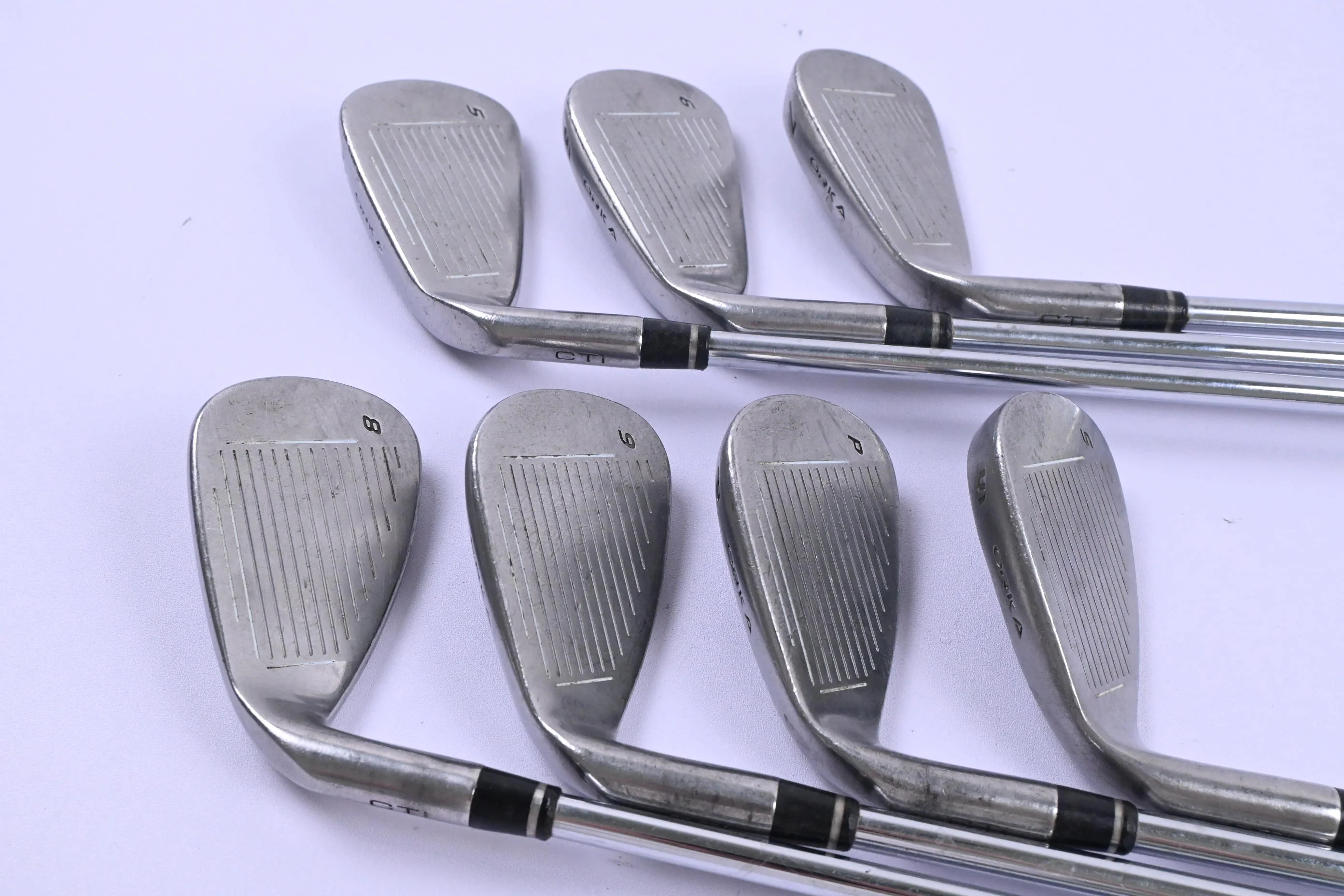 Orka KII CTI Irons / 5-PW+SW / Stiff Flex True Temper Release Shafts - Image 3