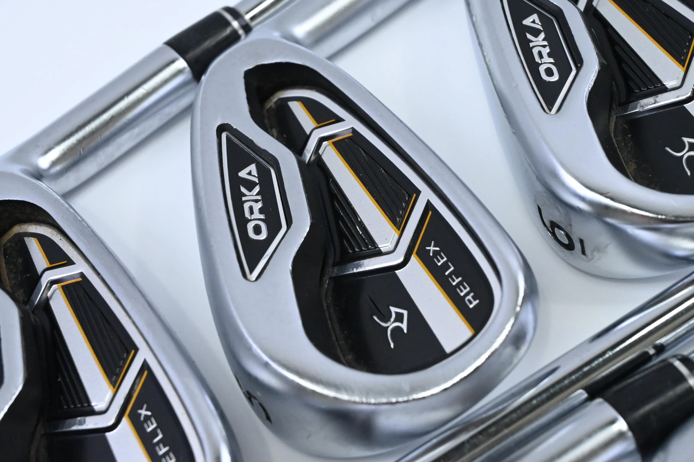 Orka Reflex Irons / 4-PW / Regular Flex KBS Tour 110 Shafts