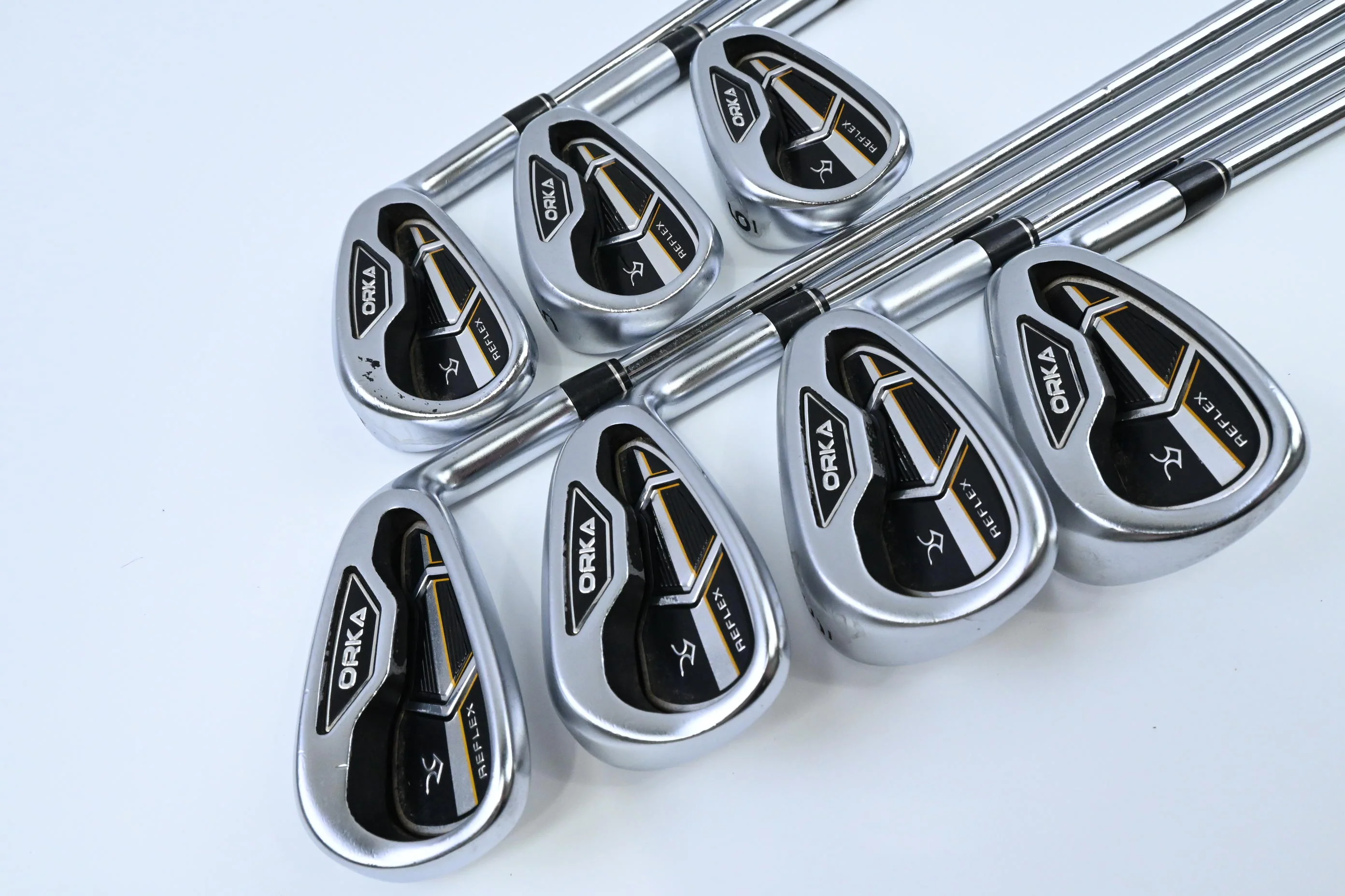 Orka Reflex Irons / 4-PW / Regular Flex KBS Tour 110 Shafts - Image 2