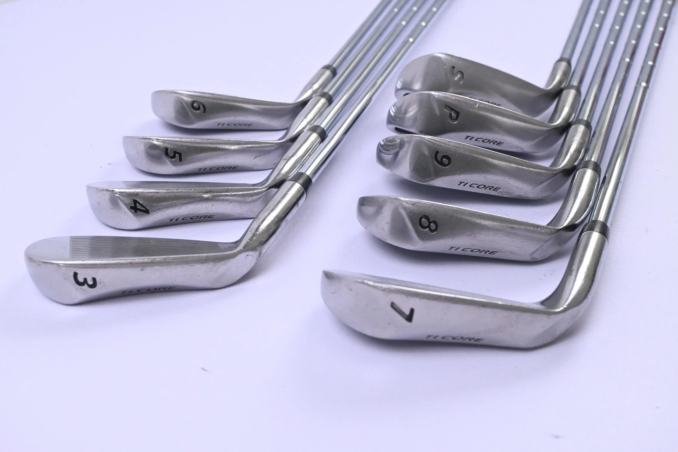 Wilson Ti Core Irons / 3-PW+SW / Stiff Flex True Temper Shafts - Image 4