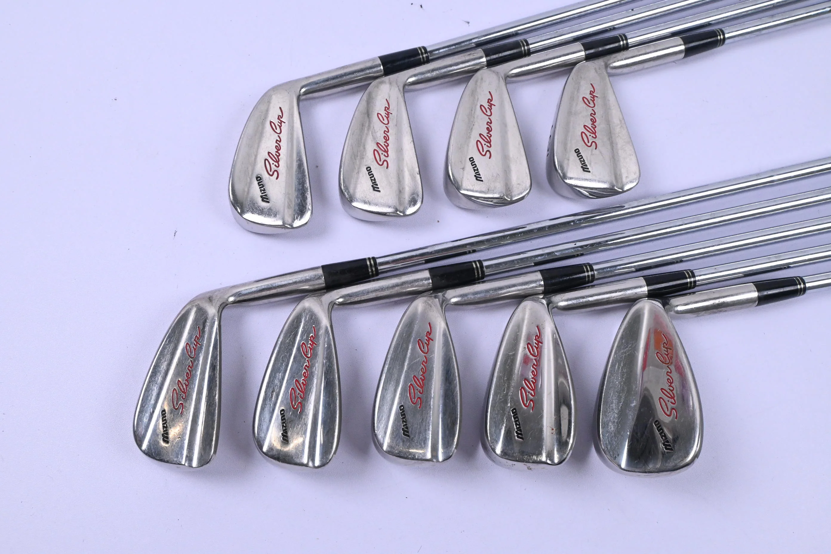 Ladies Mizuno Silver Cup Irons / 3-PW+SW / Ladies Flex Mizuno Silver Cup Shafts - Image 2