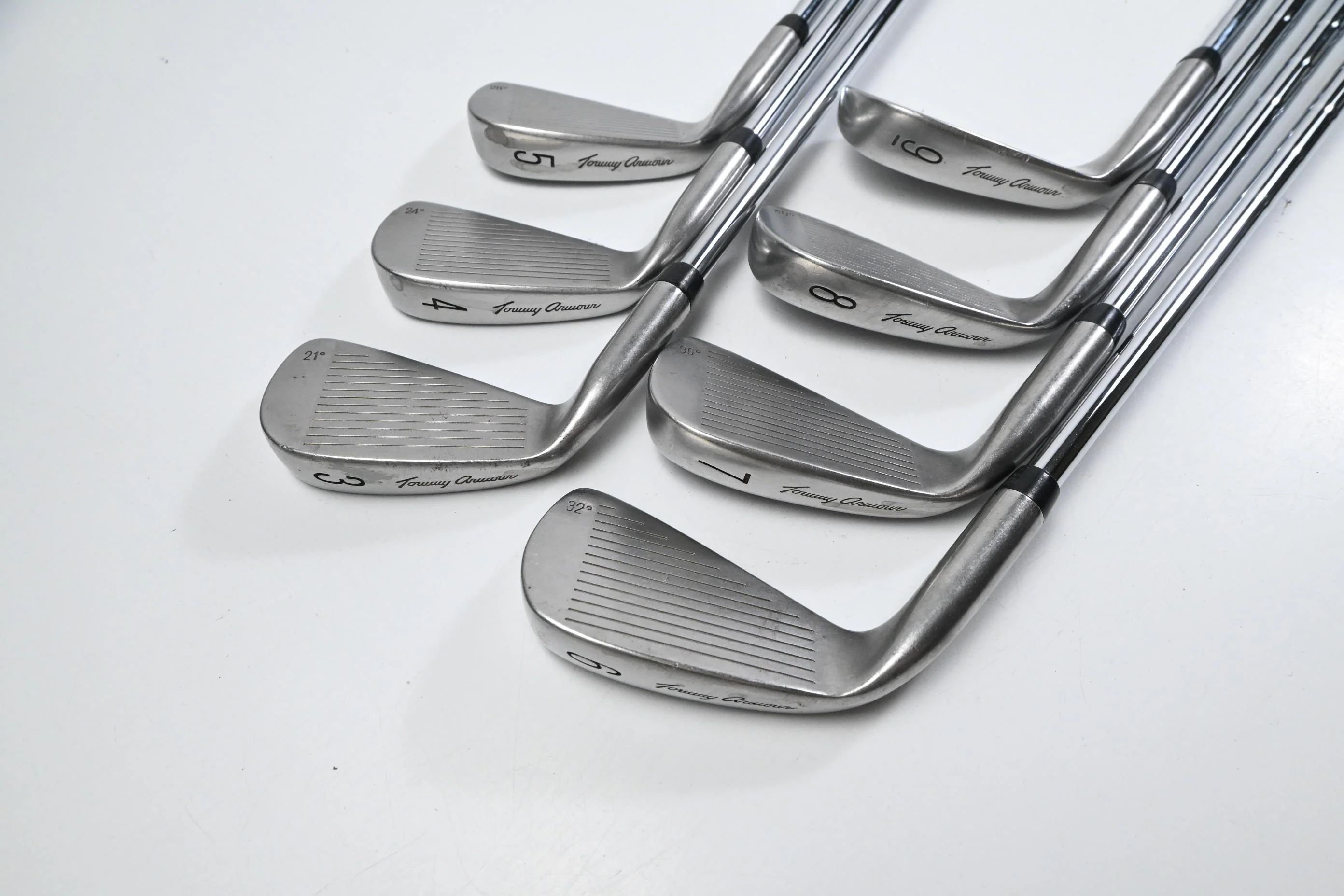 Tommy Armour 845S Silver Scot Irons / 3-9i / Stiff Flex Tour Step Shafts - Image 4
