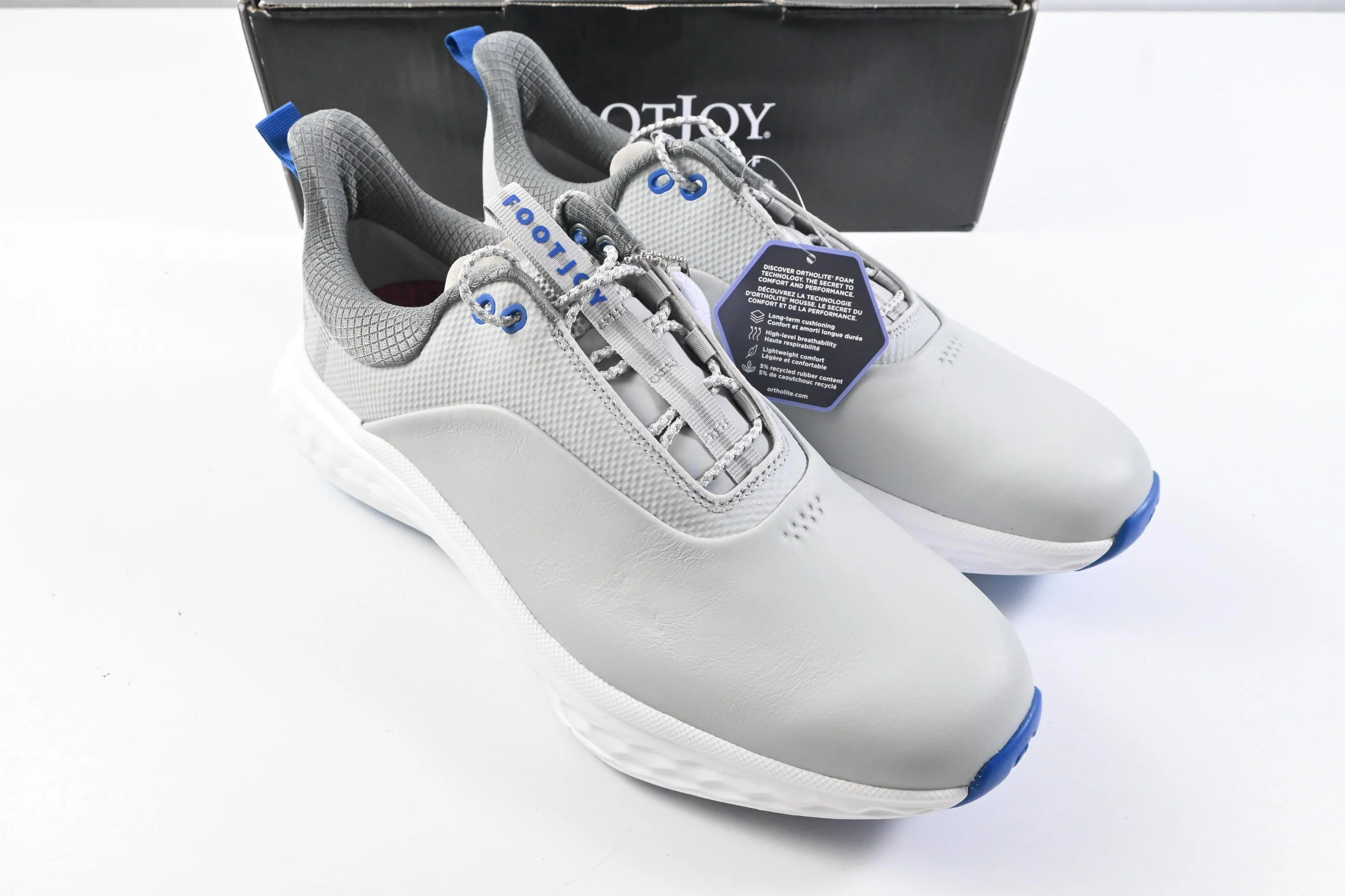 FootJoy Quantum Shoe / Size 9 / Grey, Blue