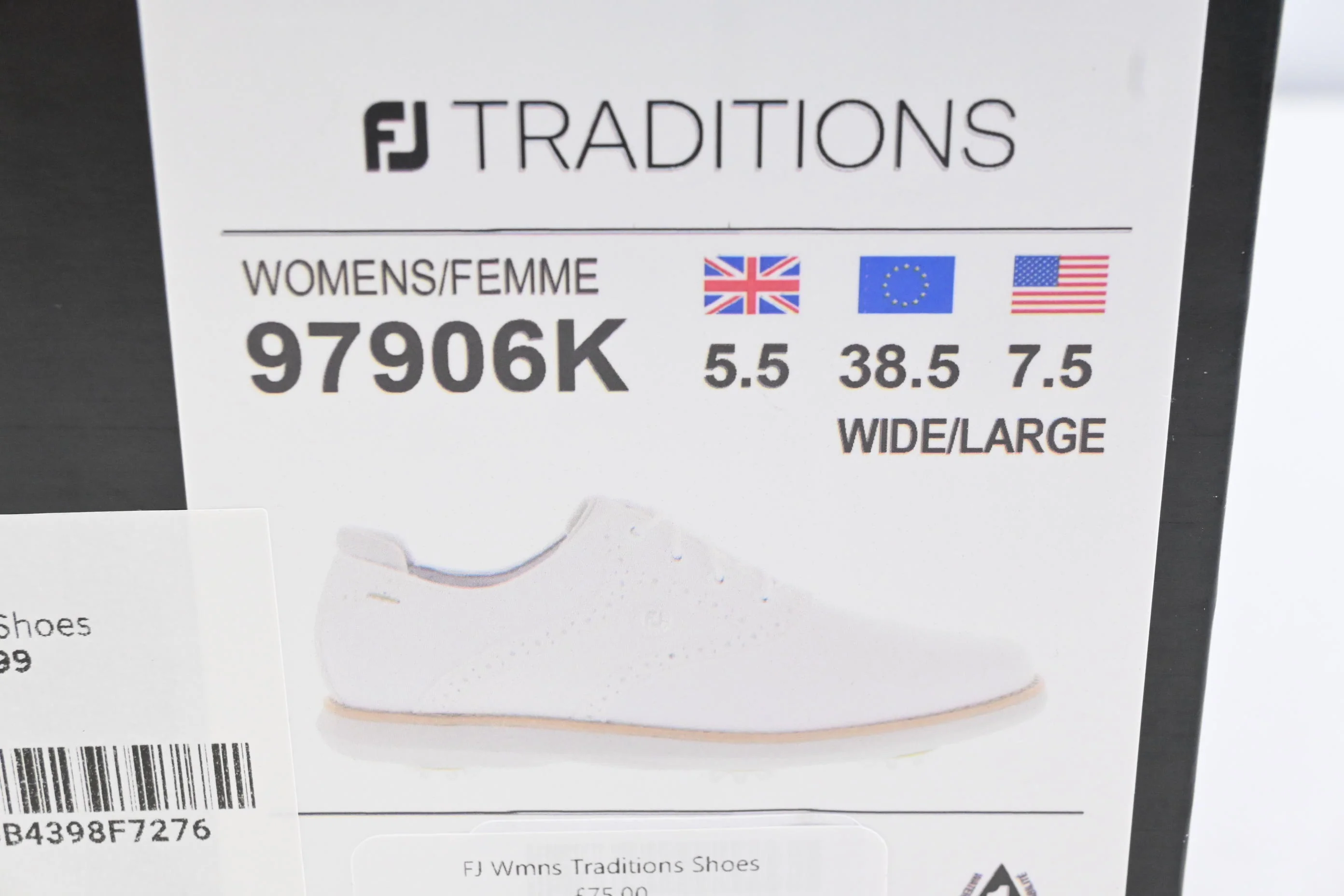 FootJoy Traditions Shoes / Womens Size UK 5.5 / White - Image 7