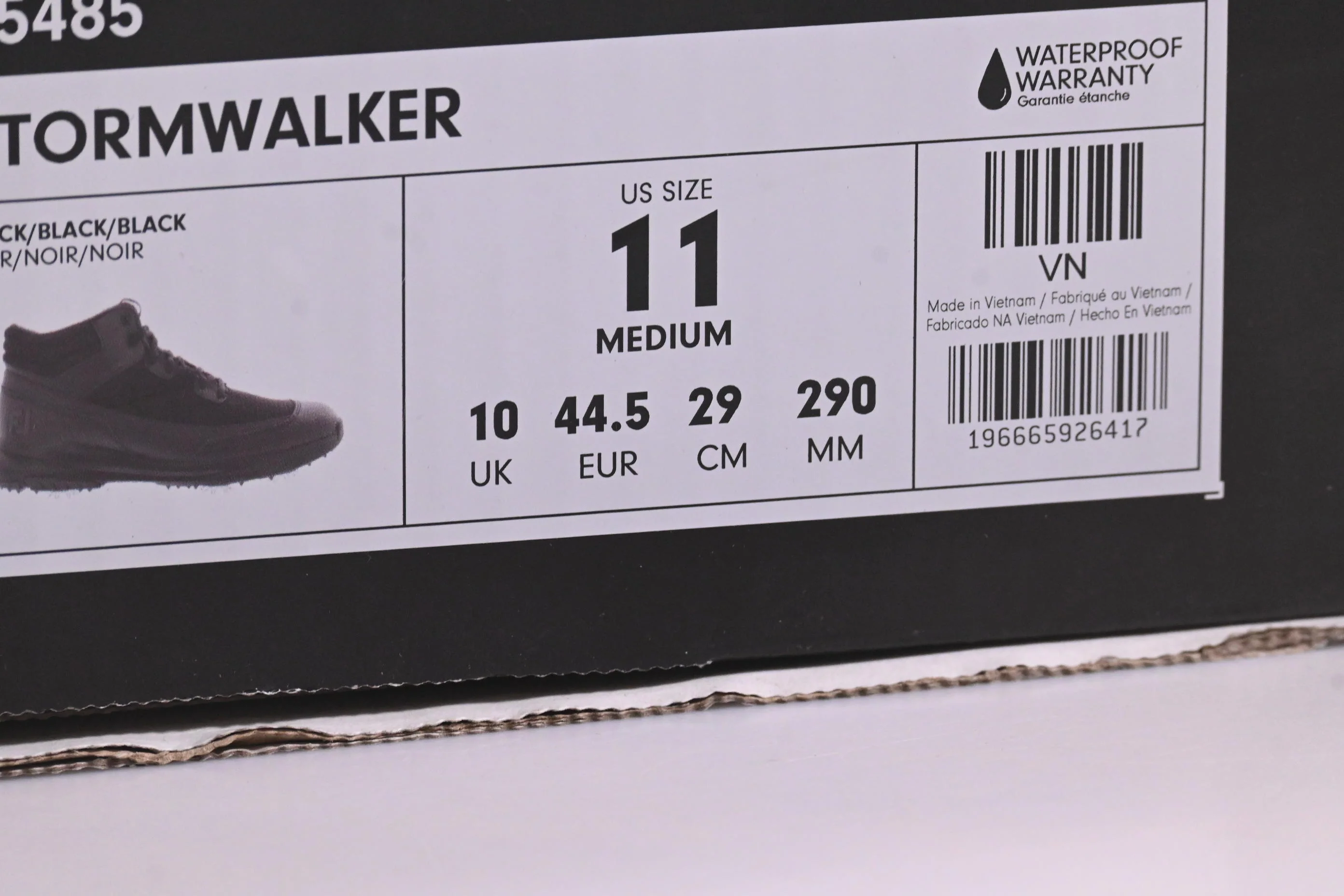 FootJoy Stormwalker Golf Boots / UK 10 / Black - Image 8