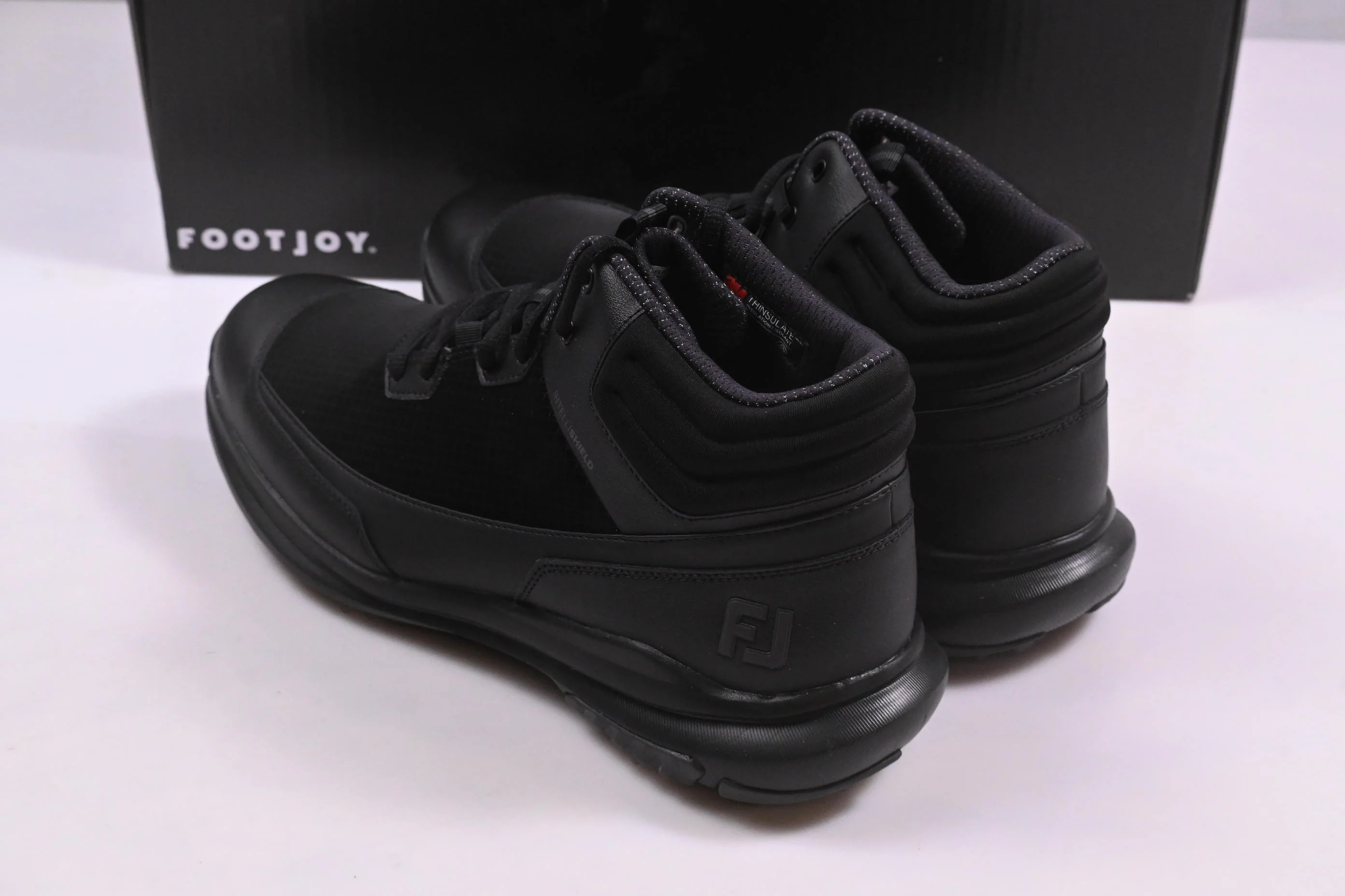 FootJoy Stormwalker Golf Boots / UK 9.5 / Black - Image 3