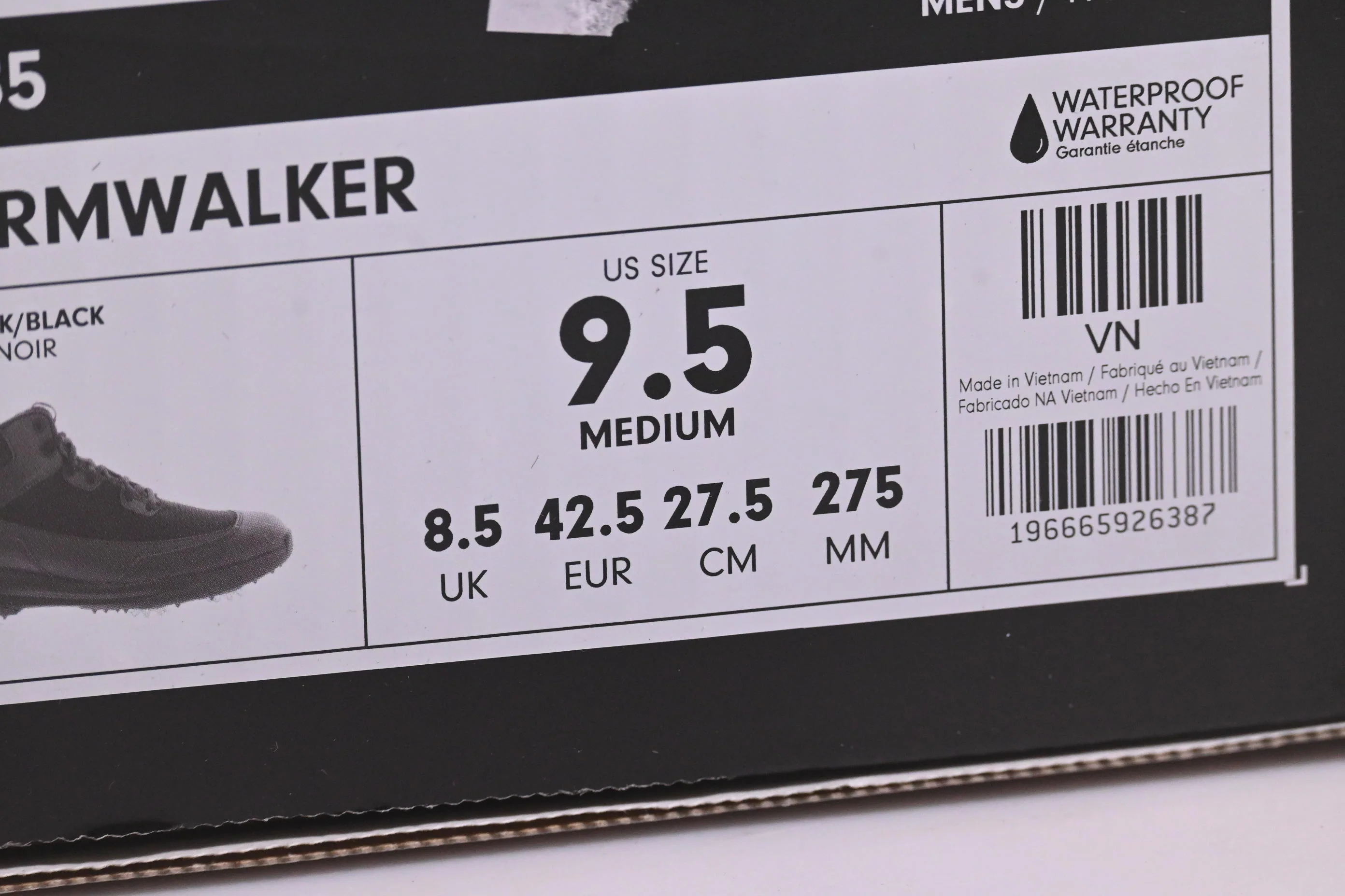 FootJoy Stormwalker Golf Boots / UK 8.5 / Black - Image 8