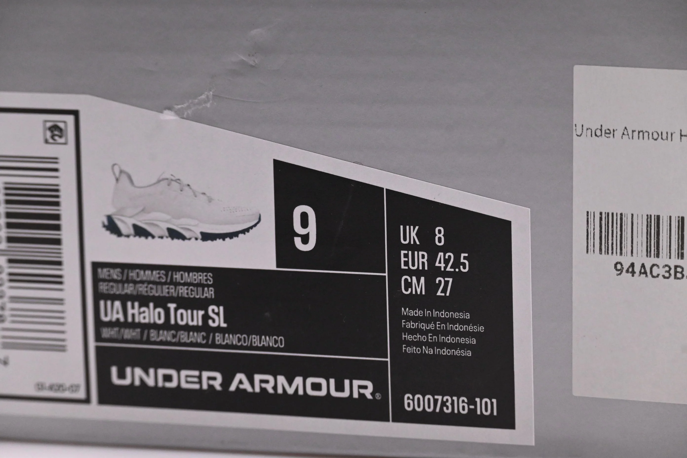 Under Armour Halo Tour SL Golf Shoes / UK 8 / White - Image 8