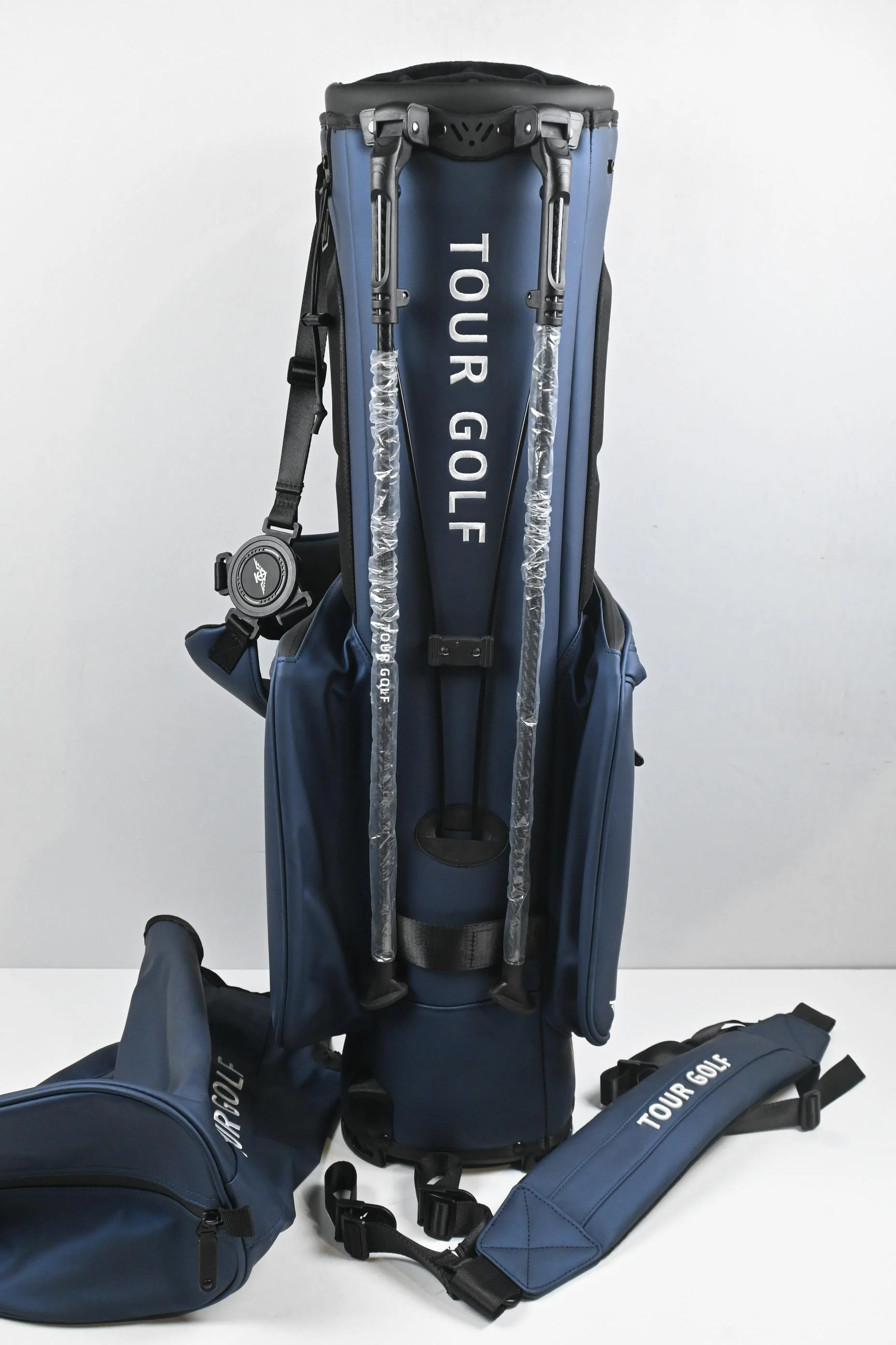 Tour Golf TourX1 Orion Stand Bag / 14-Way Divider / Navy, Black - Image 4