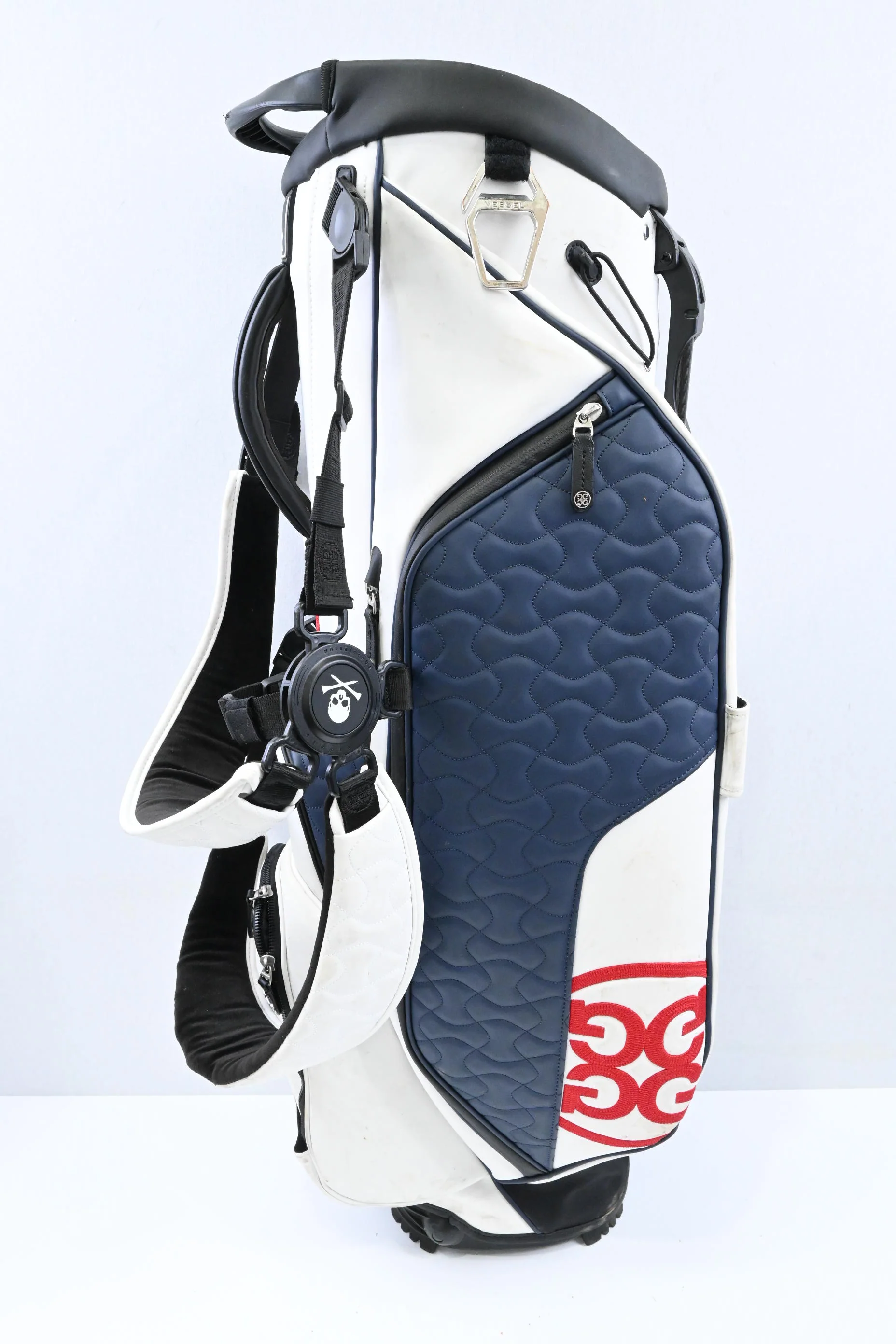 G-Fore Stand Bag / 4-Way / White, Navy, Red
