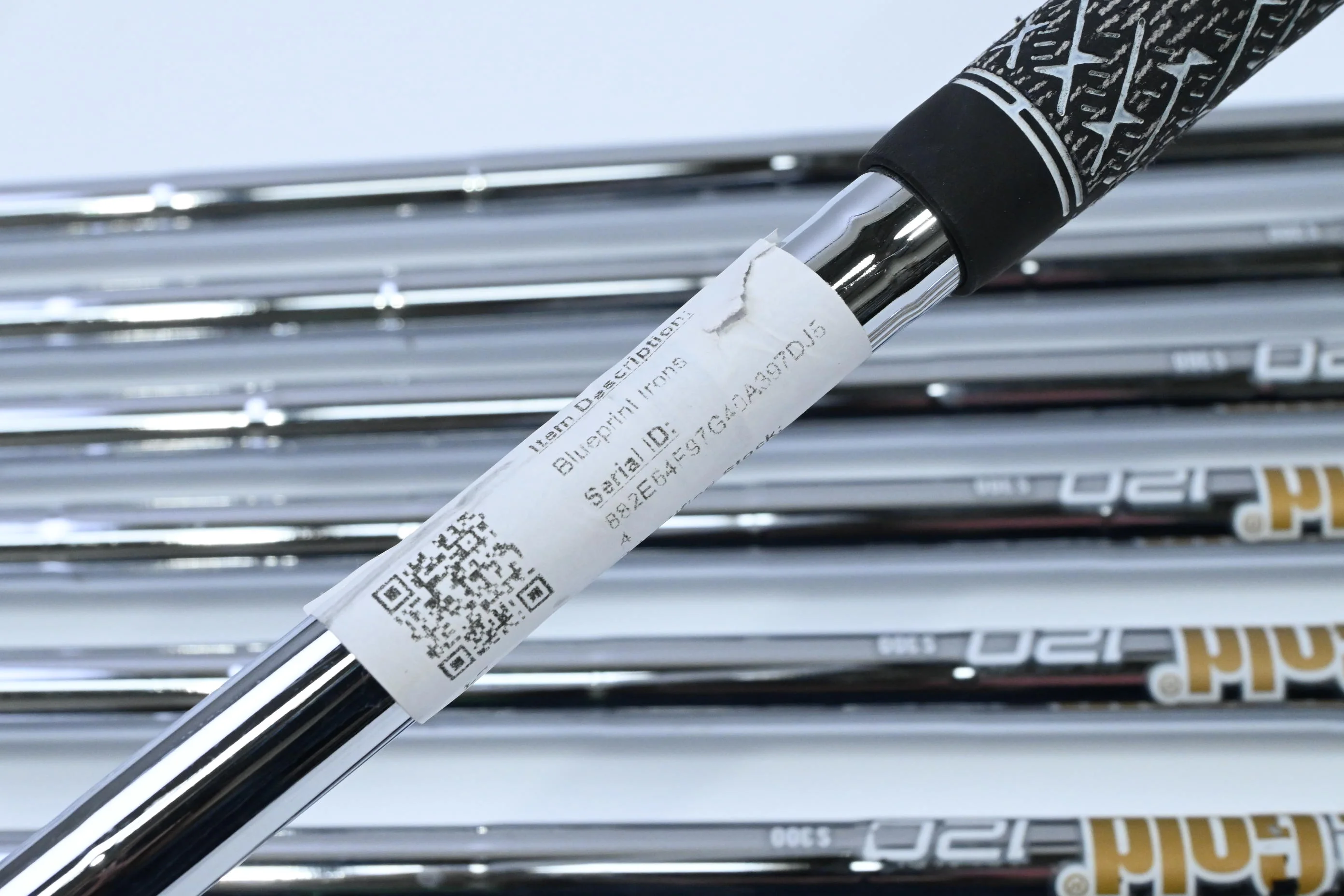 Left Hand Ping Blueprint Irons / 3-PW / Black Dot / Stiff Flex Dynamic Gold 120 - Image 6