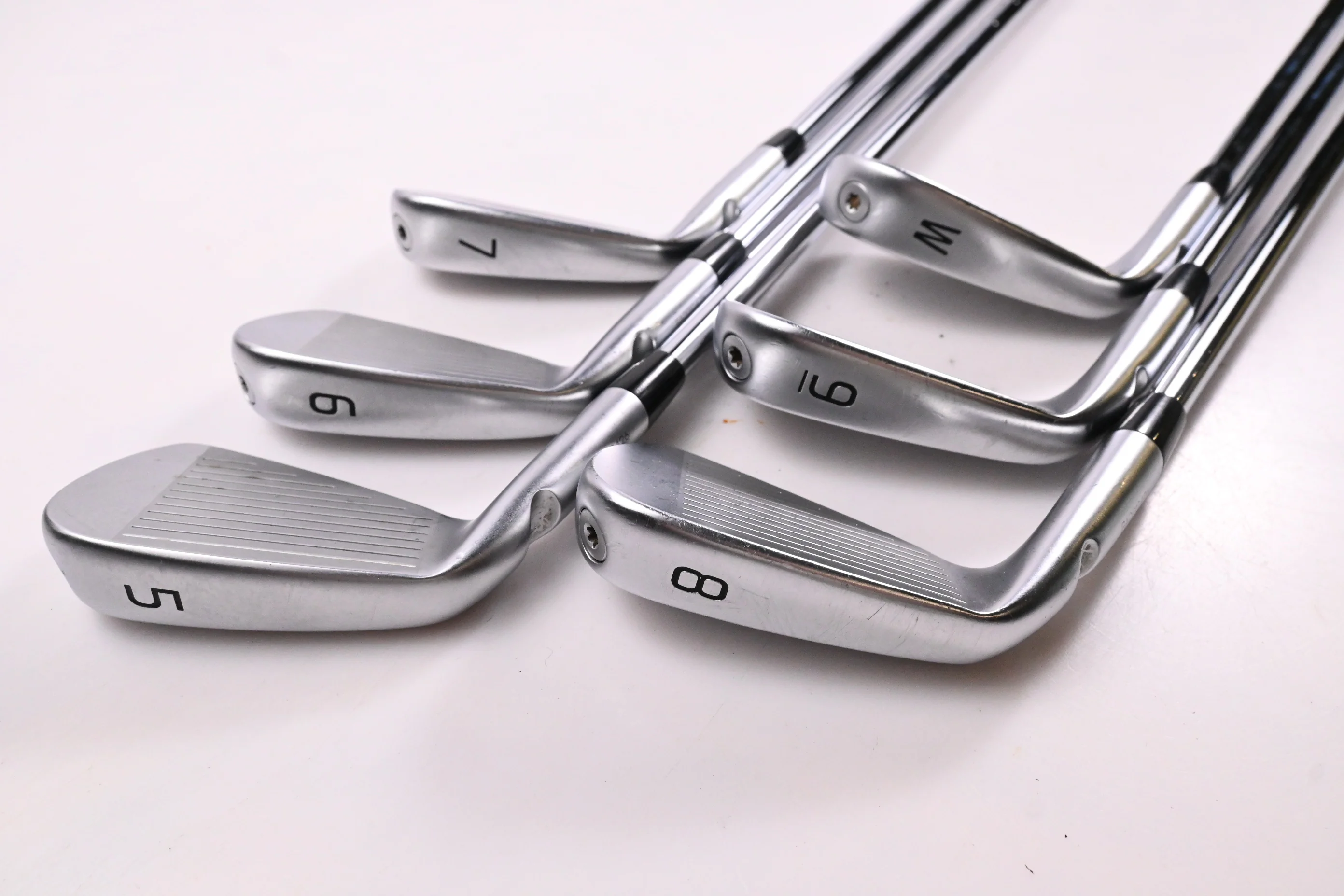 Ping Blueprint S Irons / 5-PW / Black Dot / Stiff Flex Ping AWT 2.0 Shafts - Image 4