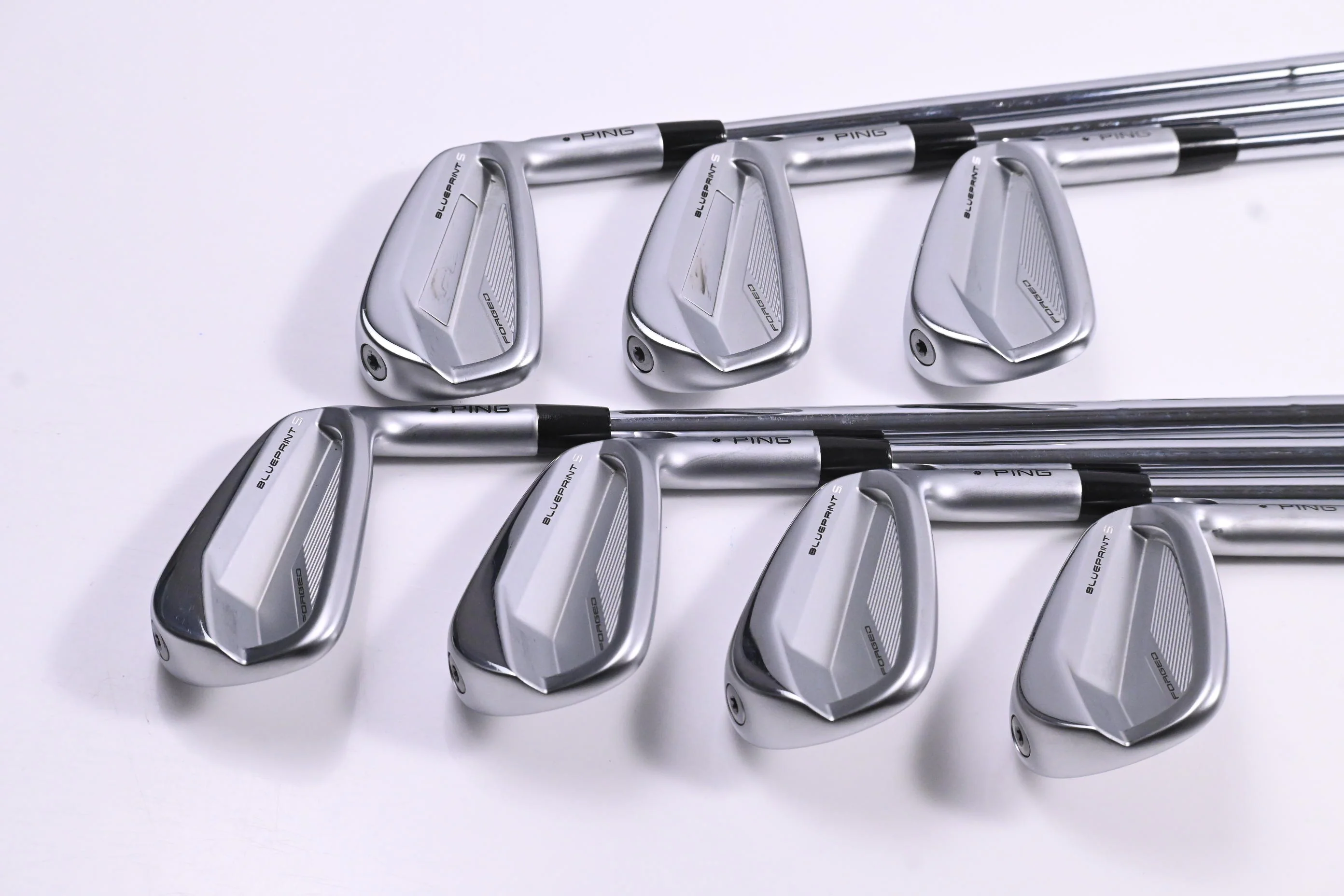 Ping Blueprint S Irons / 4-PW / Black Dot / X-Flex Dynamic Gold 120 X100 Shafts - Image 2