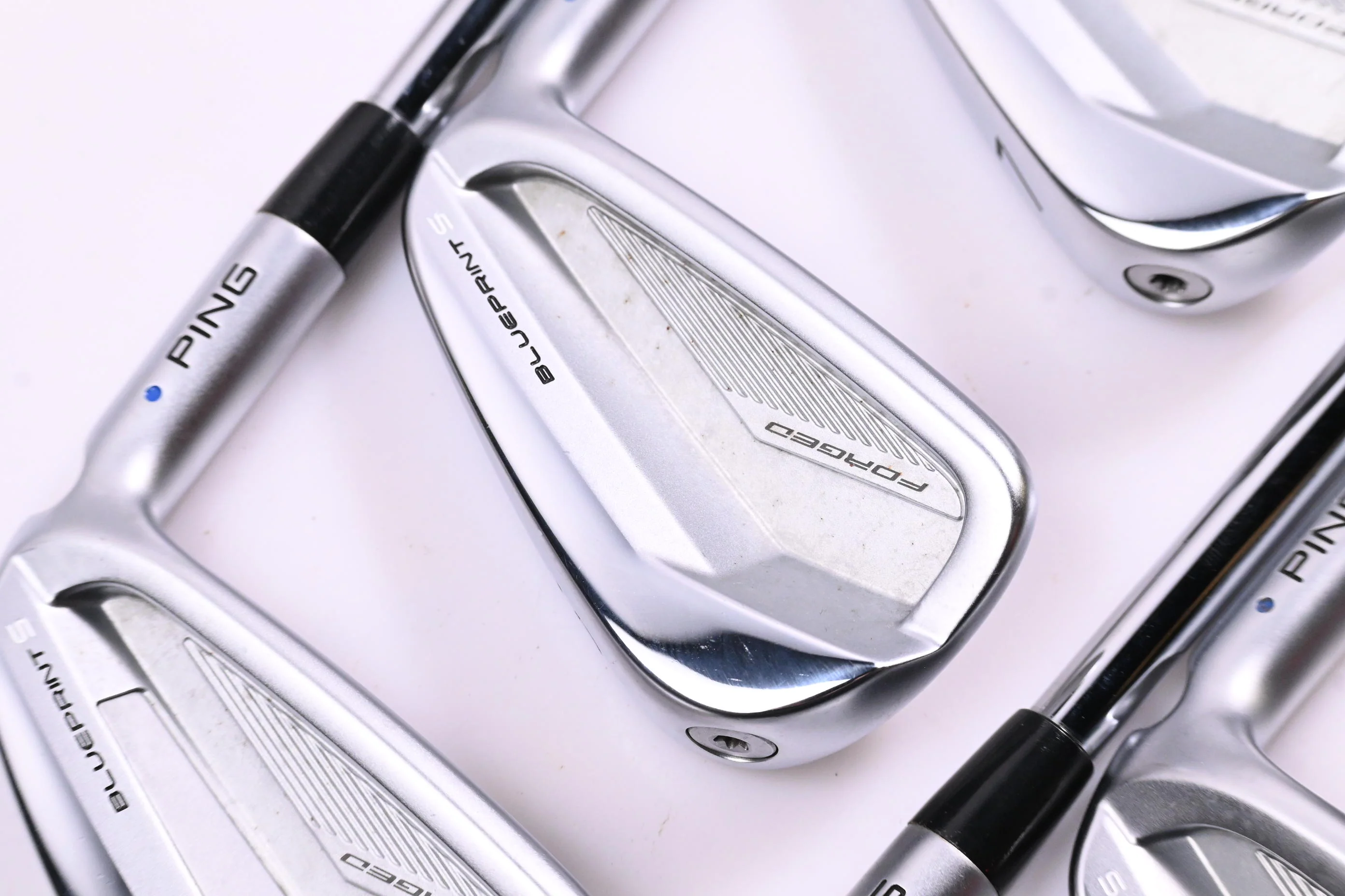Ping Blueprint S Irons / 5-PW / Bleu Dot / Stiff Flex Dynamic Gold Mid 115 S300 Shafts