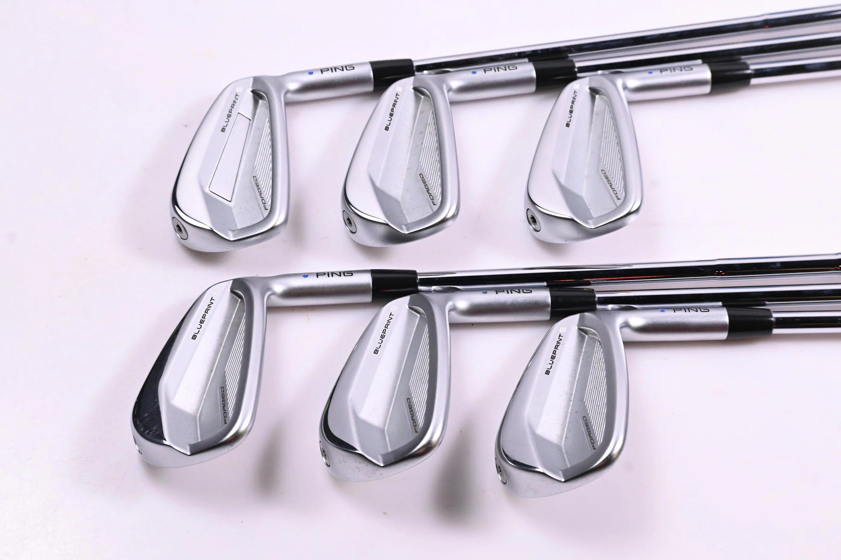 Ping Blueprint S Irons / 5-PW / Bleu Dot / Stiff Flex Dynamic Gold Mid 115 S300 Shafts - Image 2