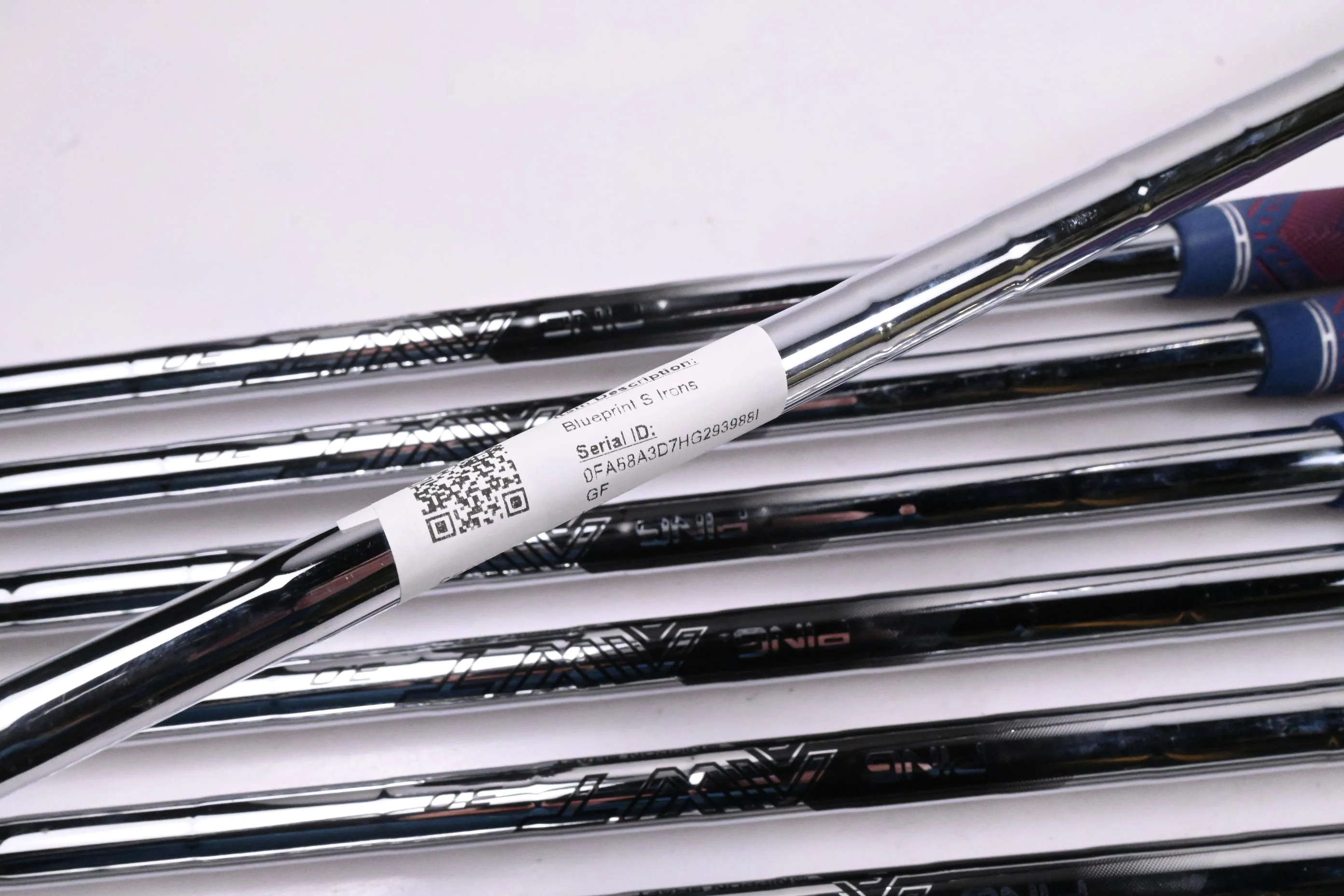 Ping Blueprint S Irons / 4-PW / Red Dot / Stiff Flex Ping AWT 3.0 Shafts - Image 6