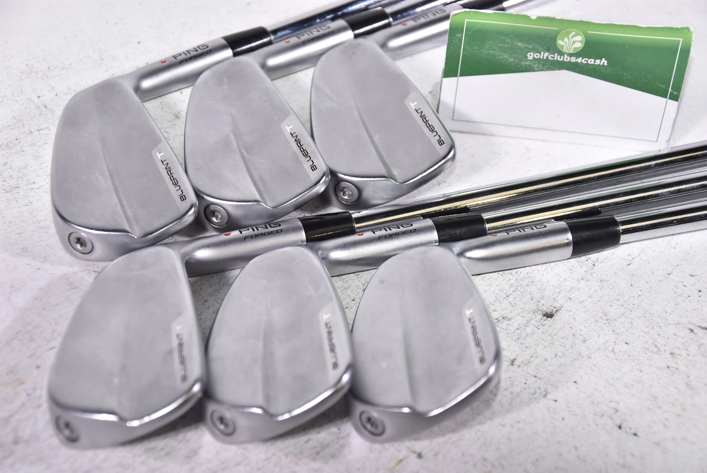 Ping Blueprint T Irons / 4-9i / Red Dot / Stiff Flex N.S.Pro Modus³ Tour 105 - Image 2