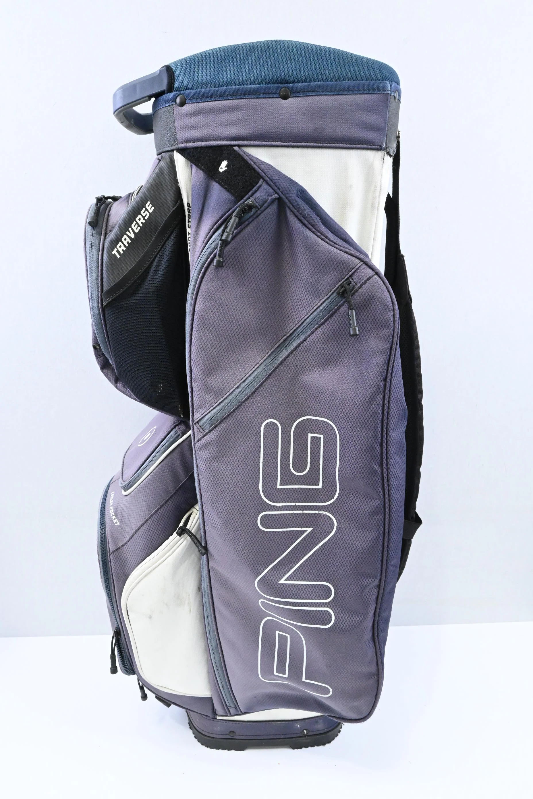 Ping Travese Cart Bag / 14-Way / Purple, White