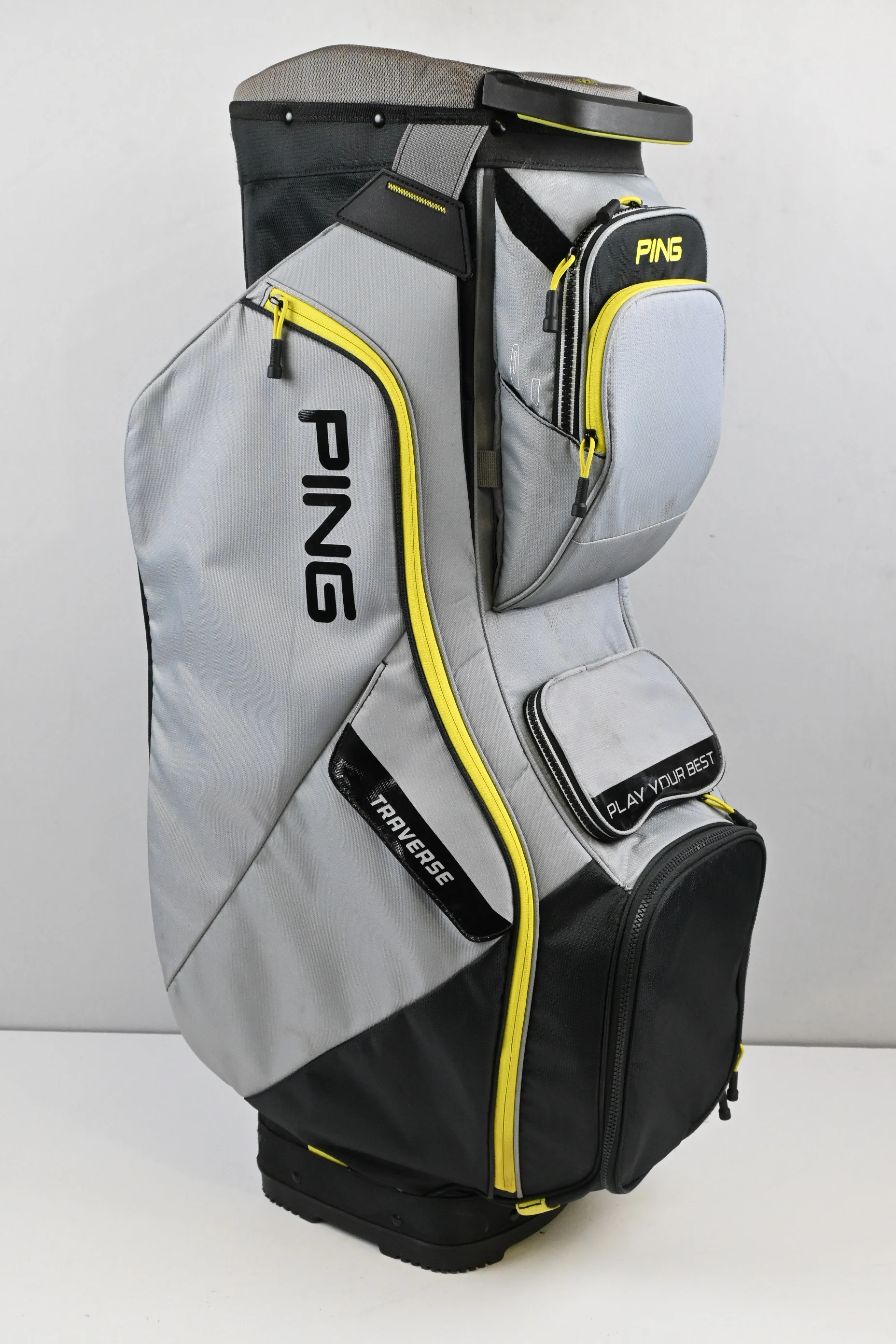 Ping Traverse Cart Bag / 14-Way Divider / Grey, Yellow - Image 2