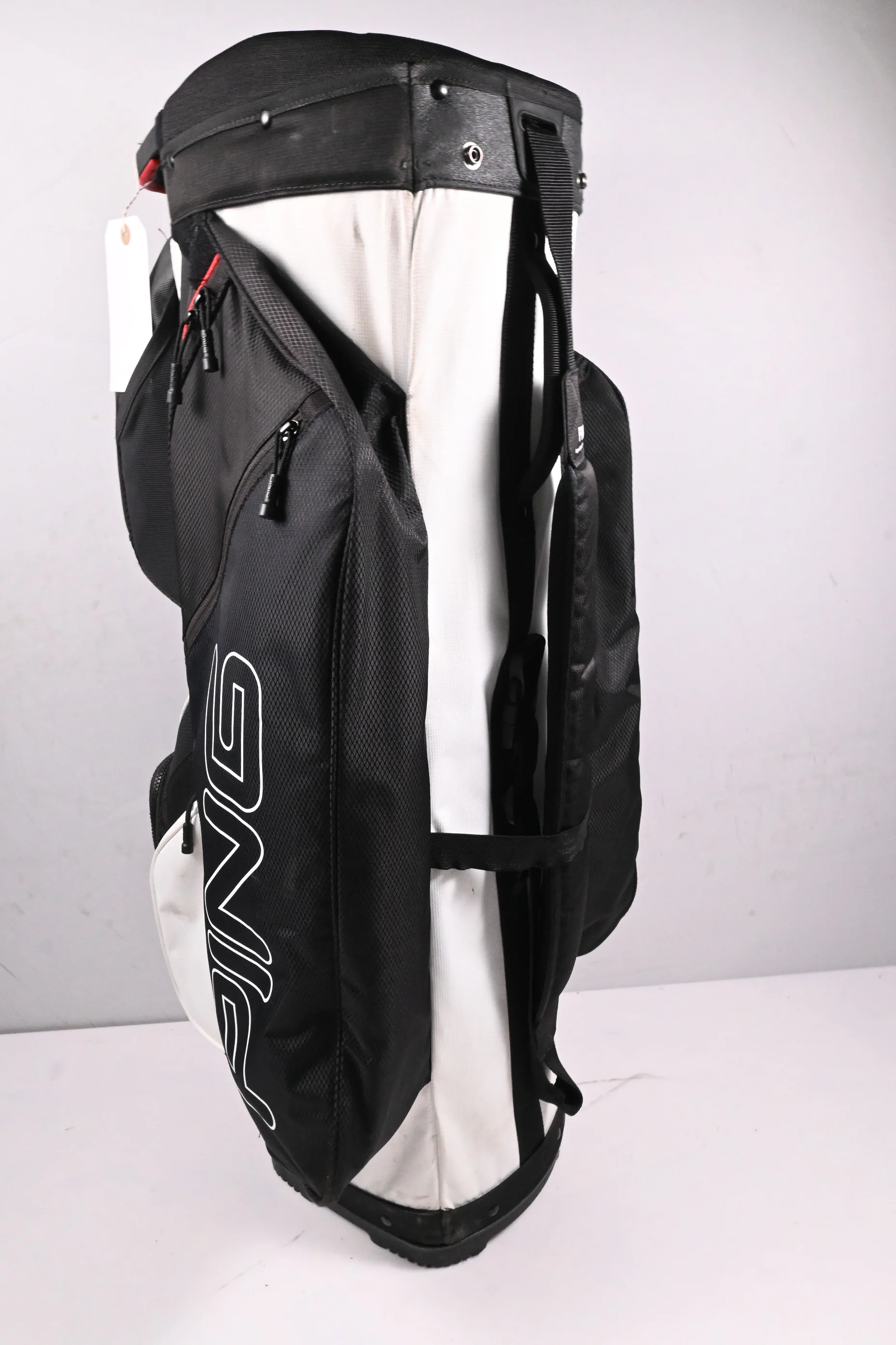 Ping Traverse Cart Bag / 14-Way Divider / Black,White & Red - Image 5