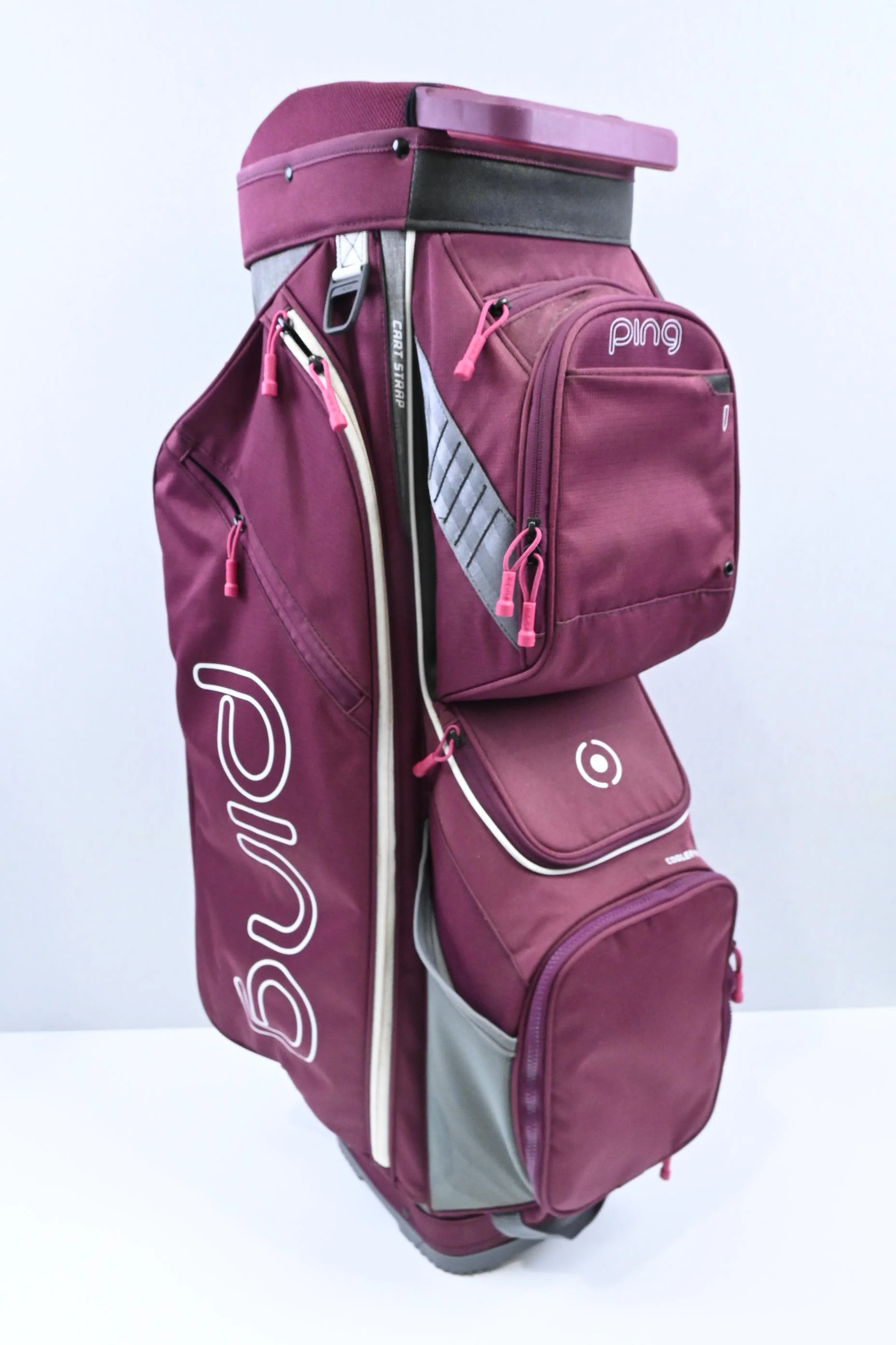 Ping Traverse Cart Bag / 14-Way / Purple, Grey - Image 4