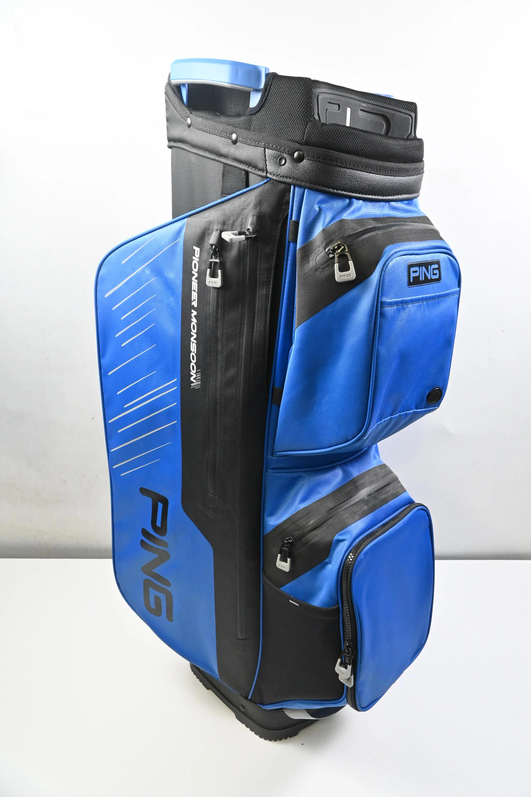 Ping Pioneer Monsoon Cart Bag / 15-Way Divider / Blue, Black - Image 2