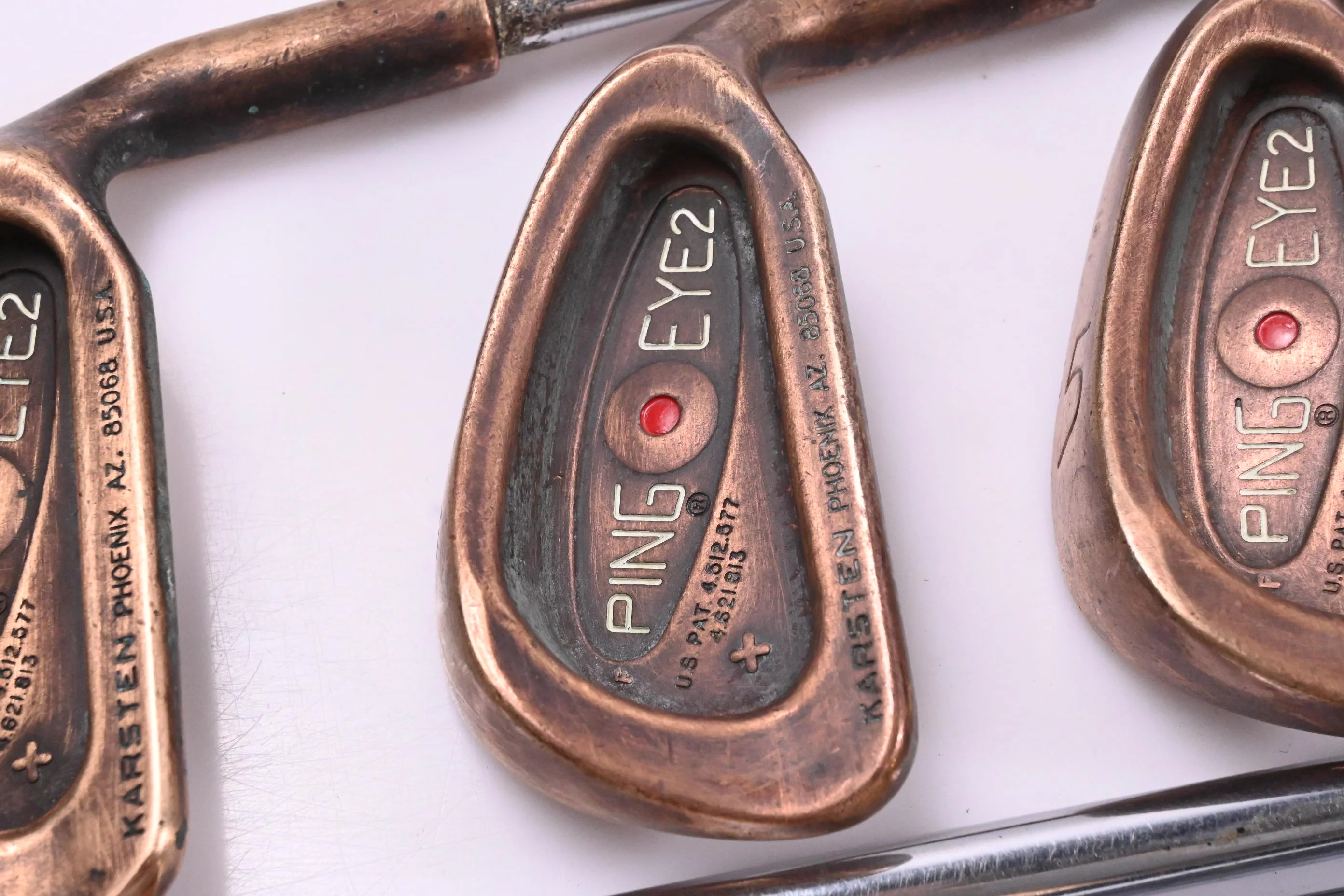 Ping Eye 2+ BeCu Irons / 3-PW+SW / Red Dot / Stiff Flex Ping JZ Shafts