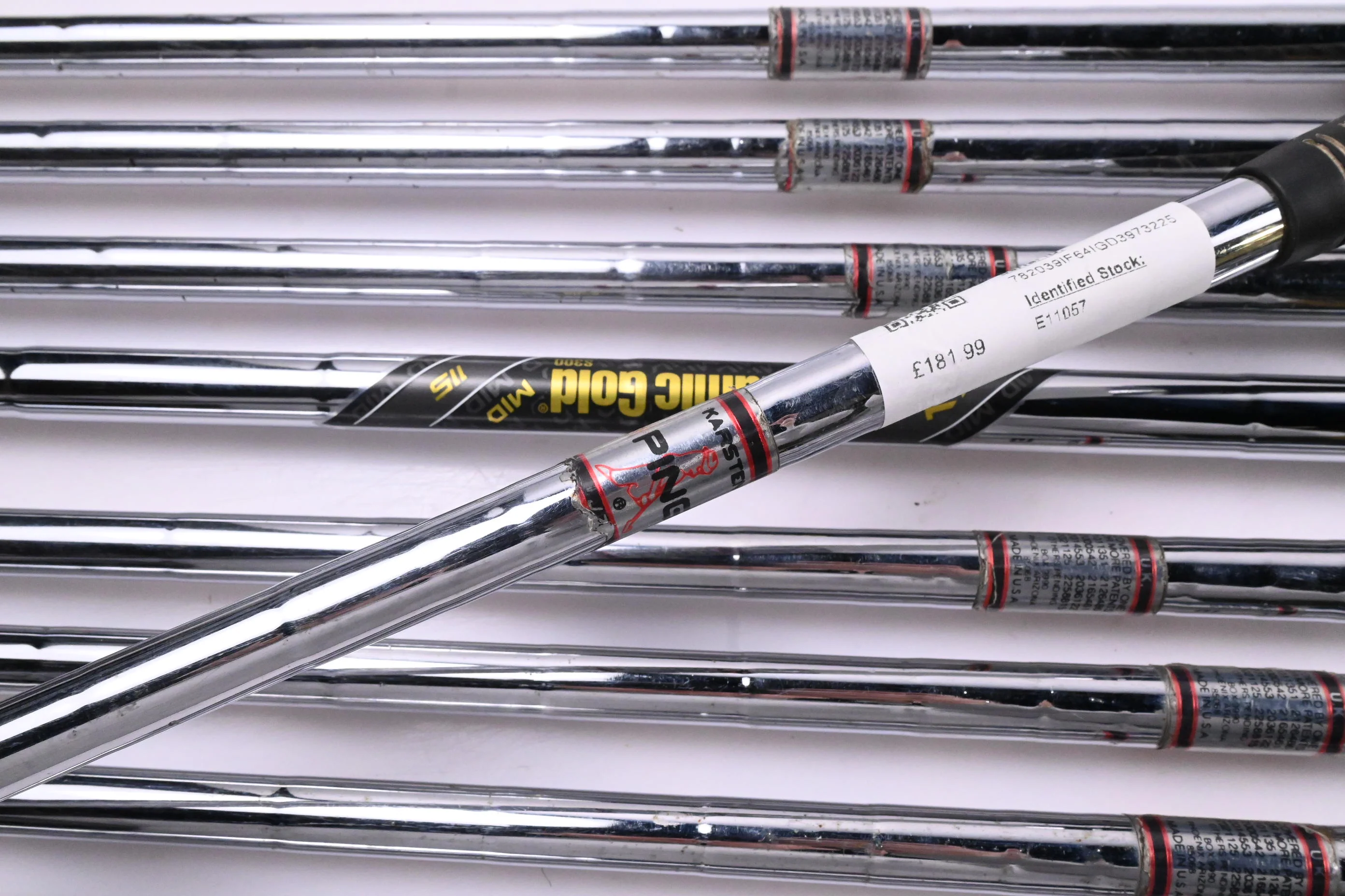 Ping Eye 2+ BeCu Irons / 3-PW+SW / Red Dot / Stiff Flex Ping JZ Shafts - Image 6