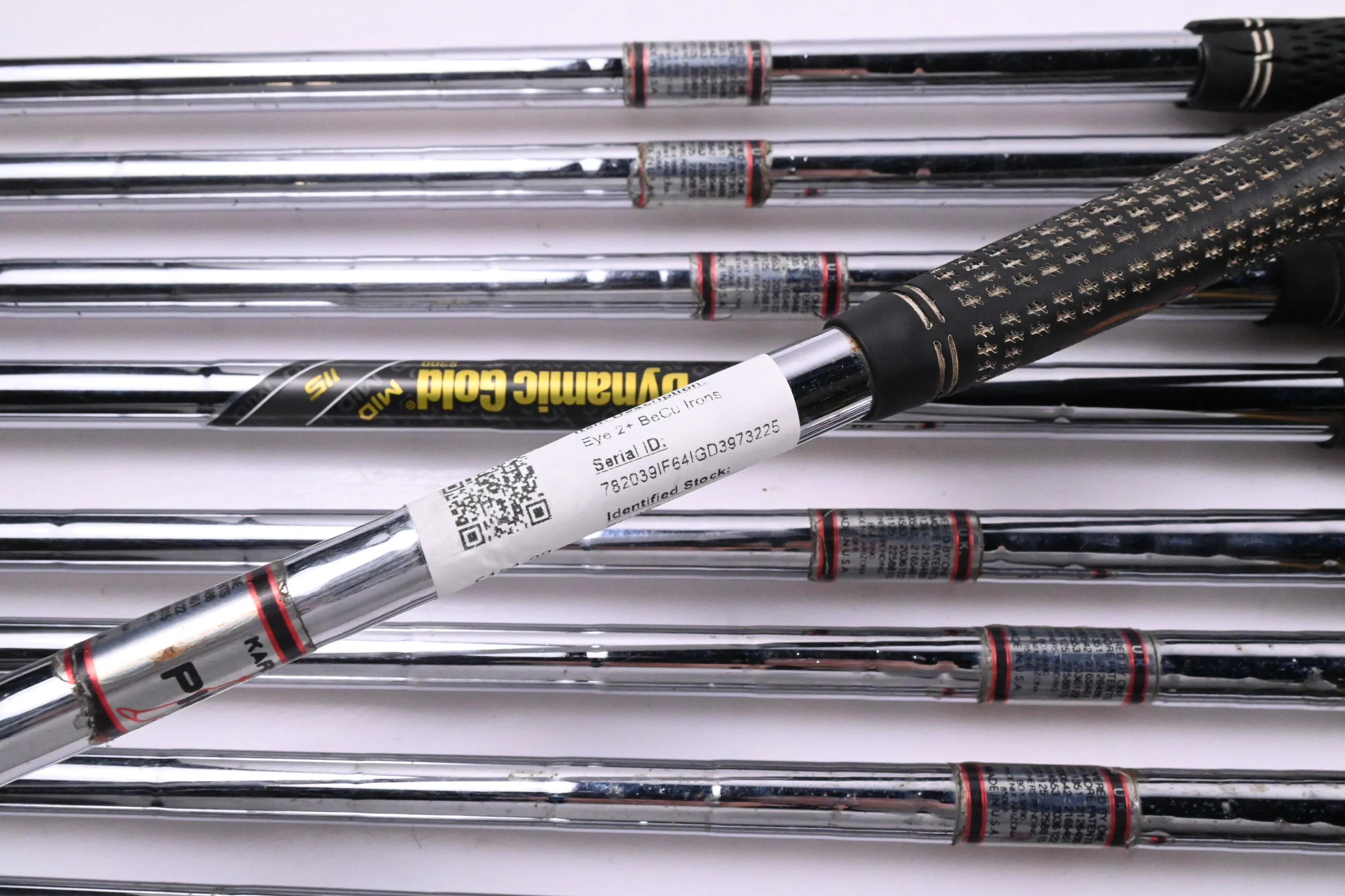 Ping Eye 2+ BeCu Irons / 3-PW+SW / Red Dot / Stiff Flex Ping JZ Shafts - Image 7