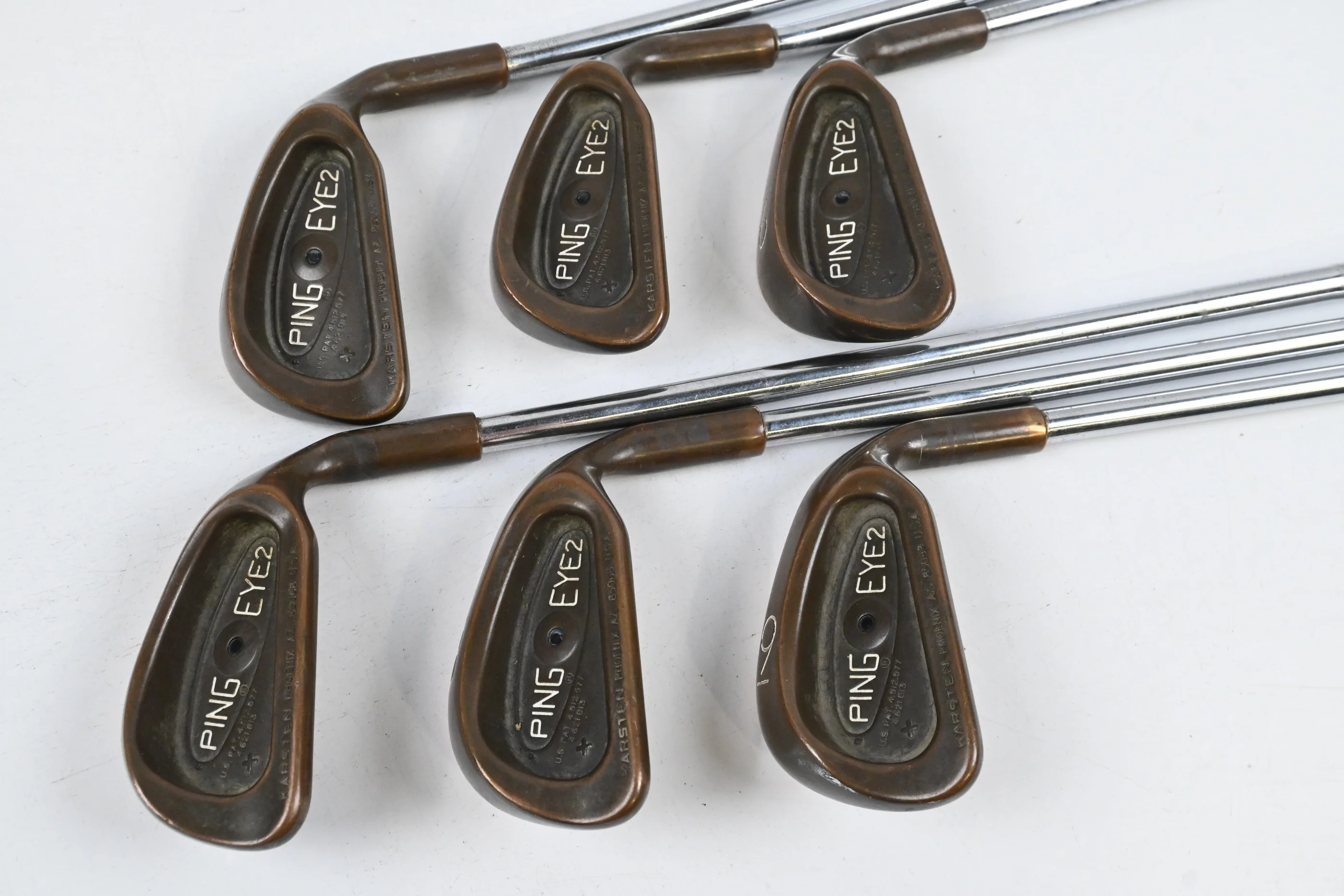 Ping Eye 2+ BeCu Irons / 4-9i / Black Dot / Stiff Flex Ping Karsten Shafts - Image 2