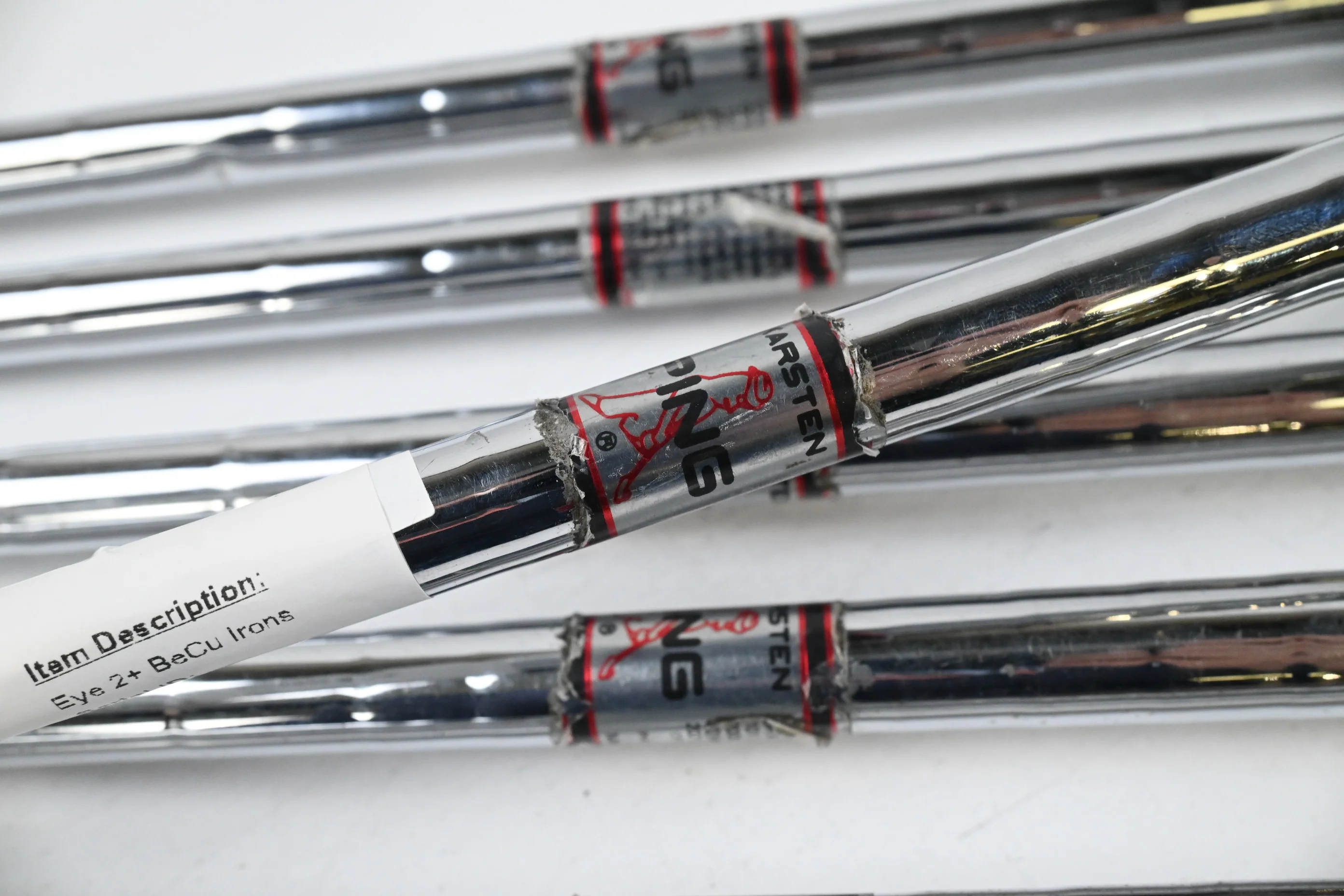 Ping Eye 2+ BeCu Irons / 4-9i / Black Dot / Stiff Flex Ping Karsten Shafts - Image 5