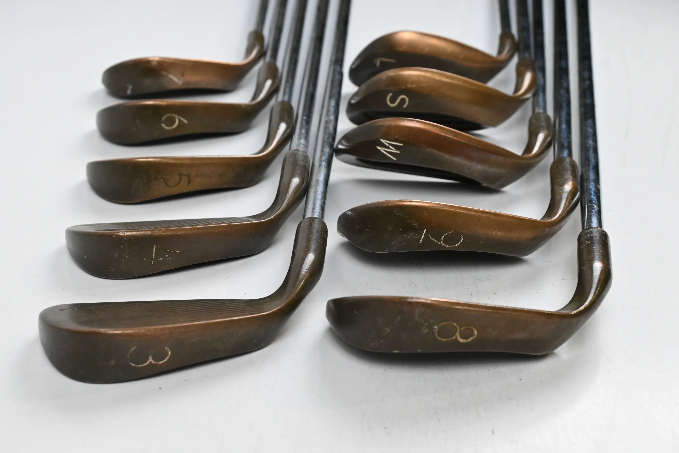 Ping Eye 2 BeCu Irons / 3-PW+SW+LW / Blue Dot / Stiff Flex Ping AWT Shafts - Image 4
