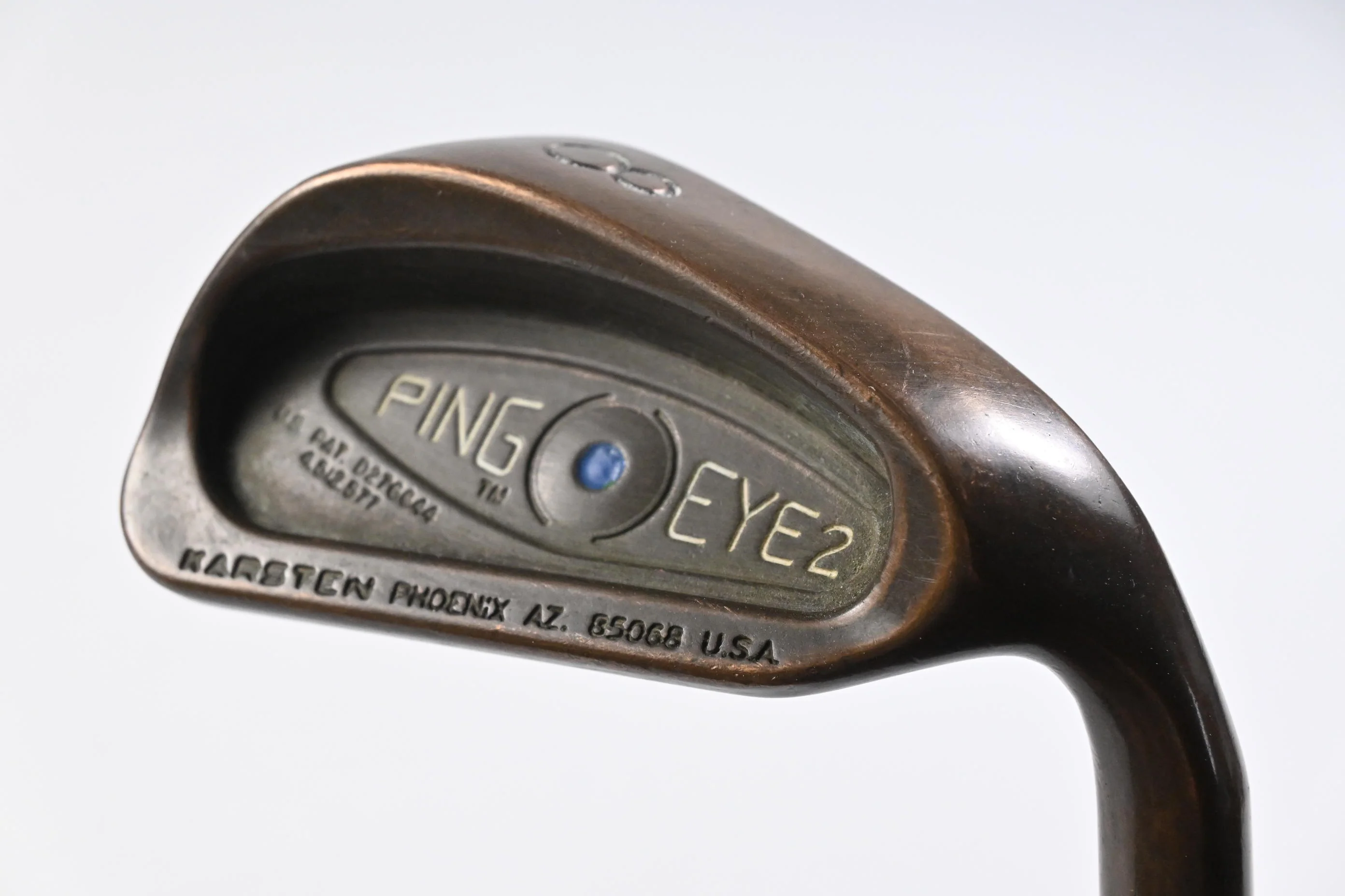 Ping Eye 2 BeCu #8 Iron / Blue Dot / Stiff Flex Ping Karsten ZZ-Lite Shaft