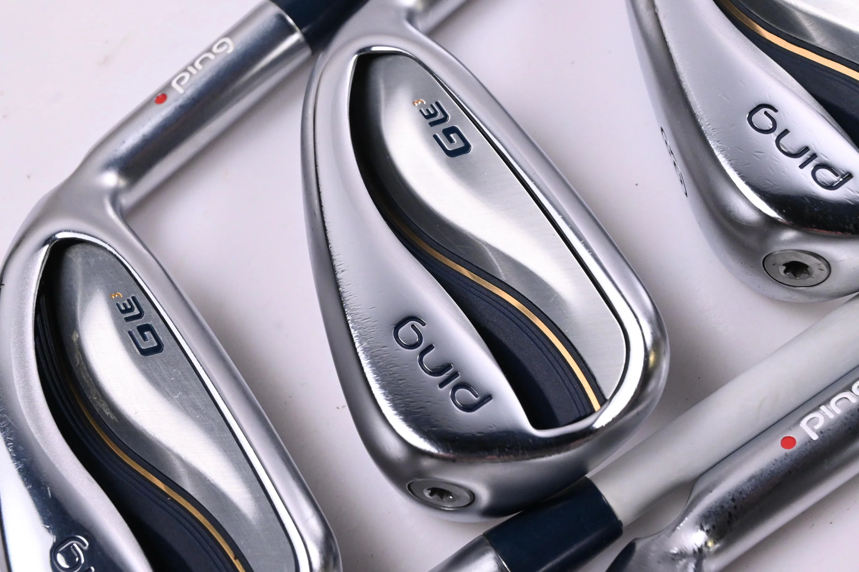 Ladies Ping G Le3 Irons / 6-PW+SW / Red Dot / Ladies Flex Ping ULT 250 Shafts
