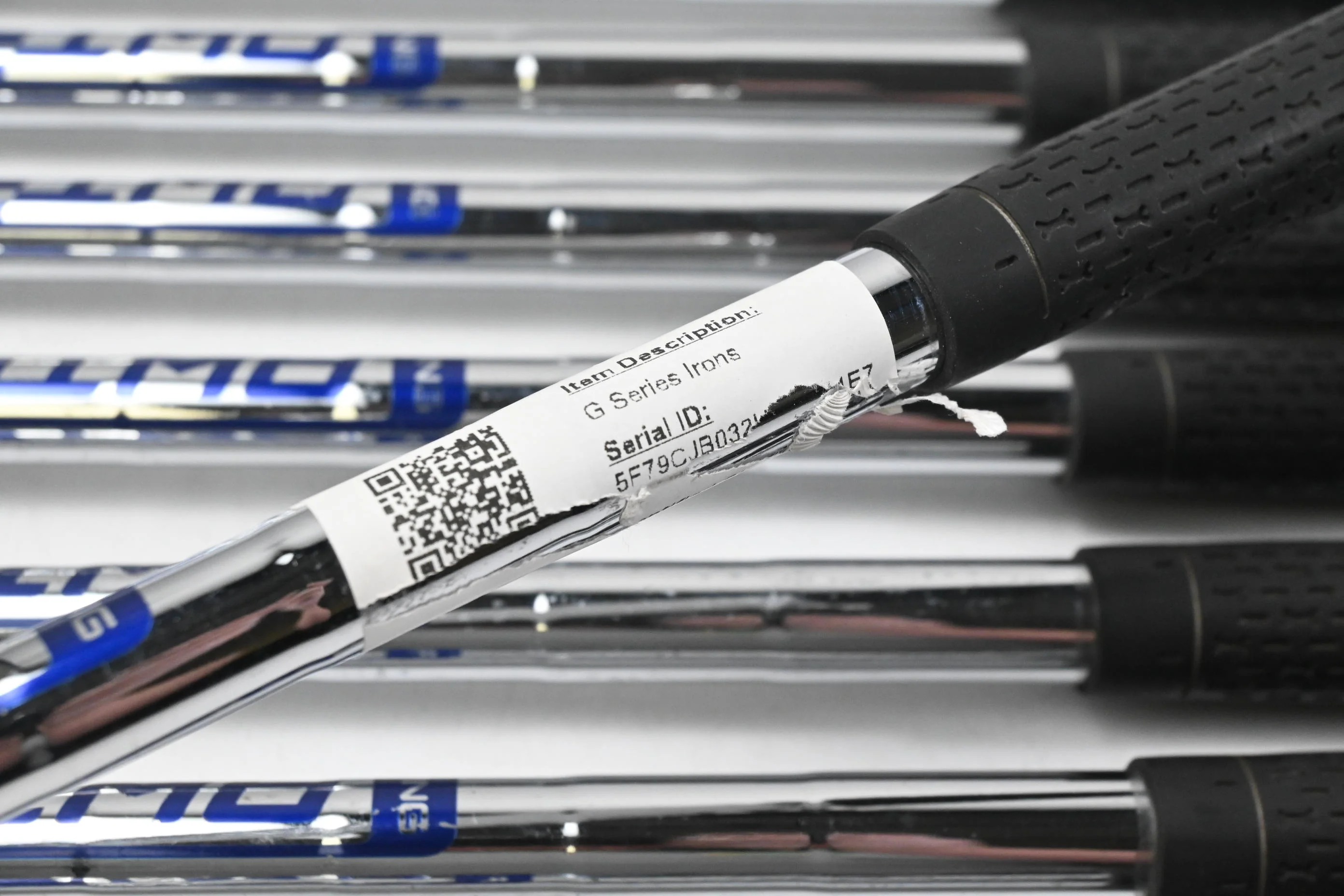 Ping G Series Irons / 4-PW+SW / Blue Dot / Regular Flex Ping AWT 2.0 Shafts - Image 6