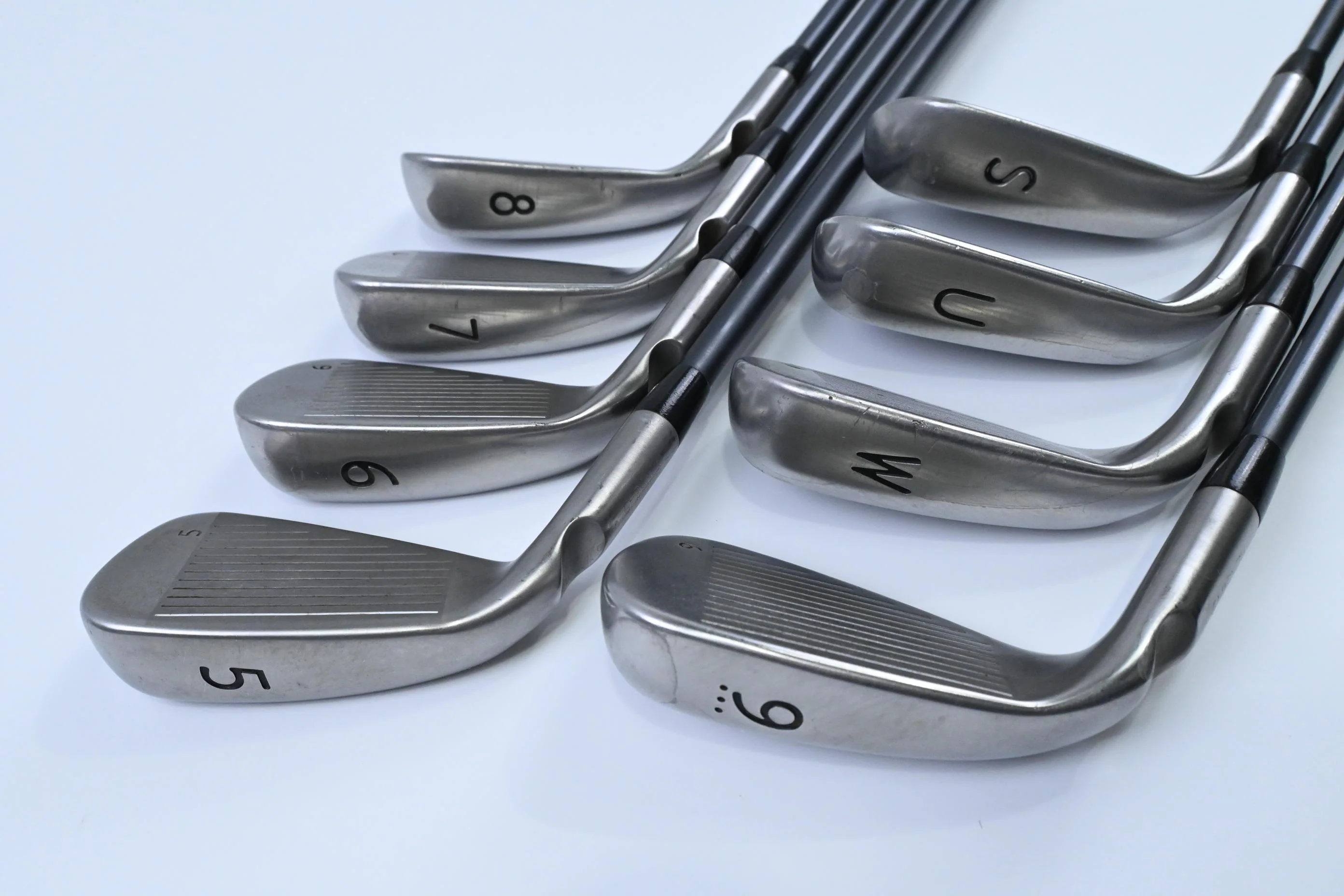 Ping G Series Irons / 5-PW+UW+SW / Blue Dot / Senior Flex Ping CFS 65 Shafts - Image 4