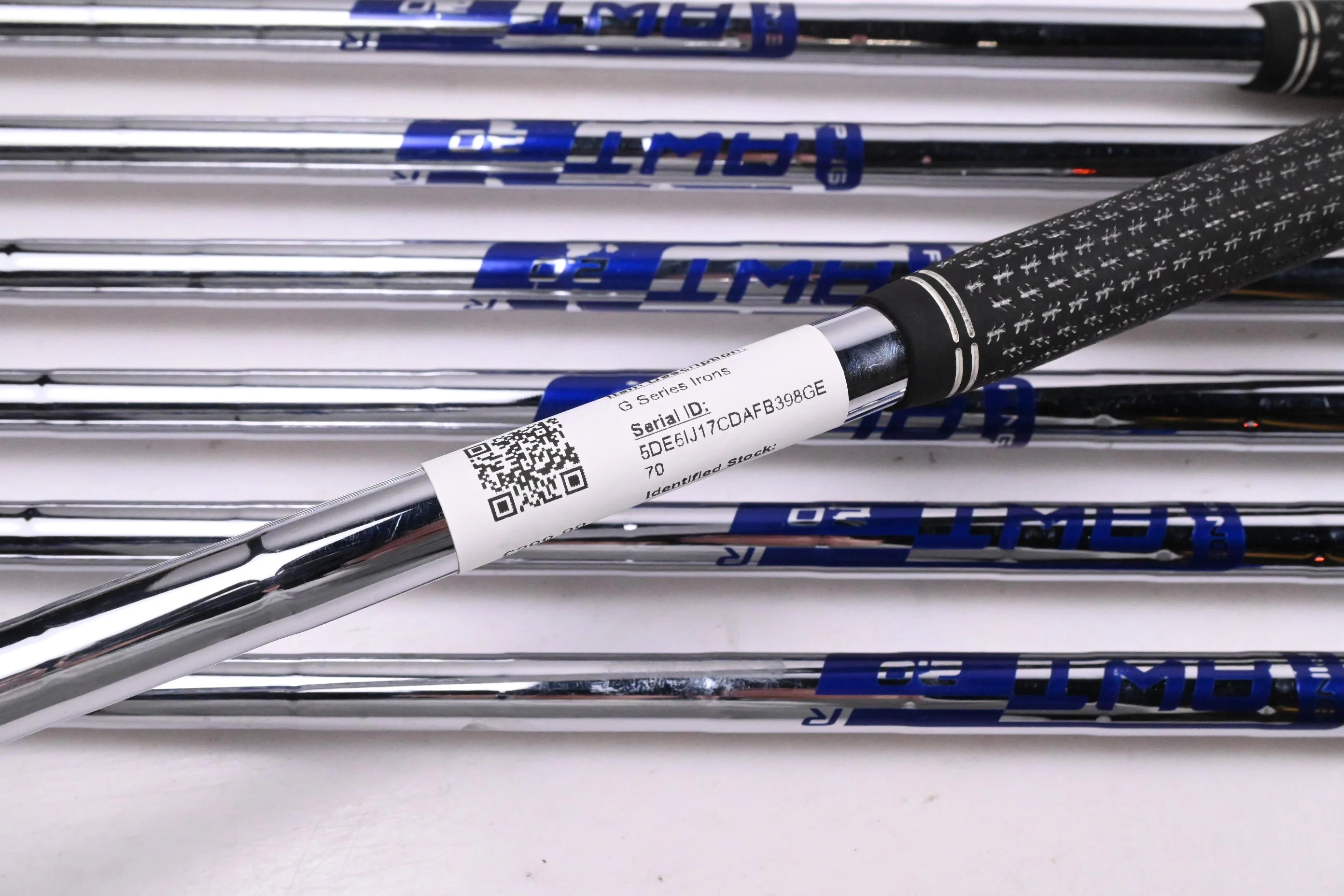 Ping G Series Irons / 4-PW / Red Dot / Regular Flex Ping AWT 2.0 Shafts - Image 7