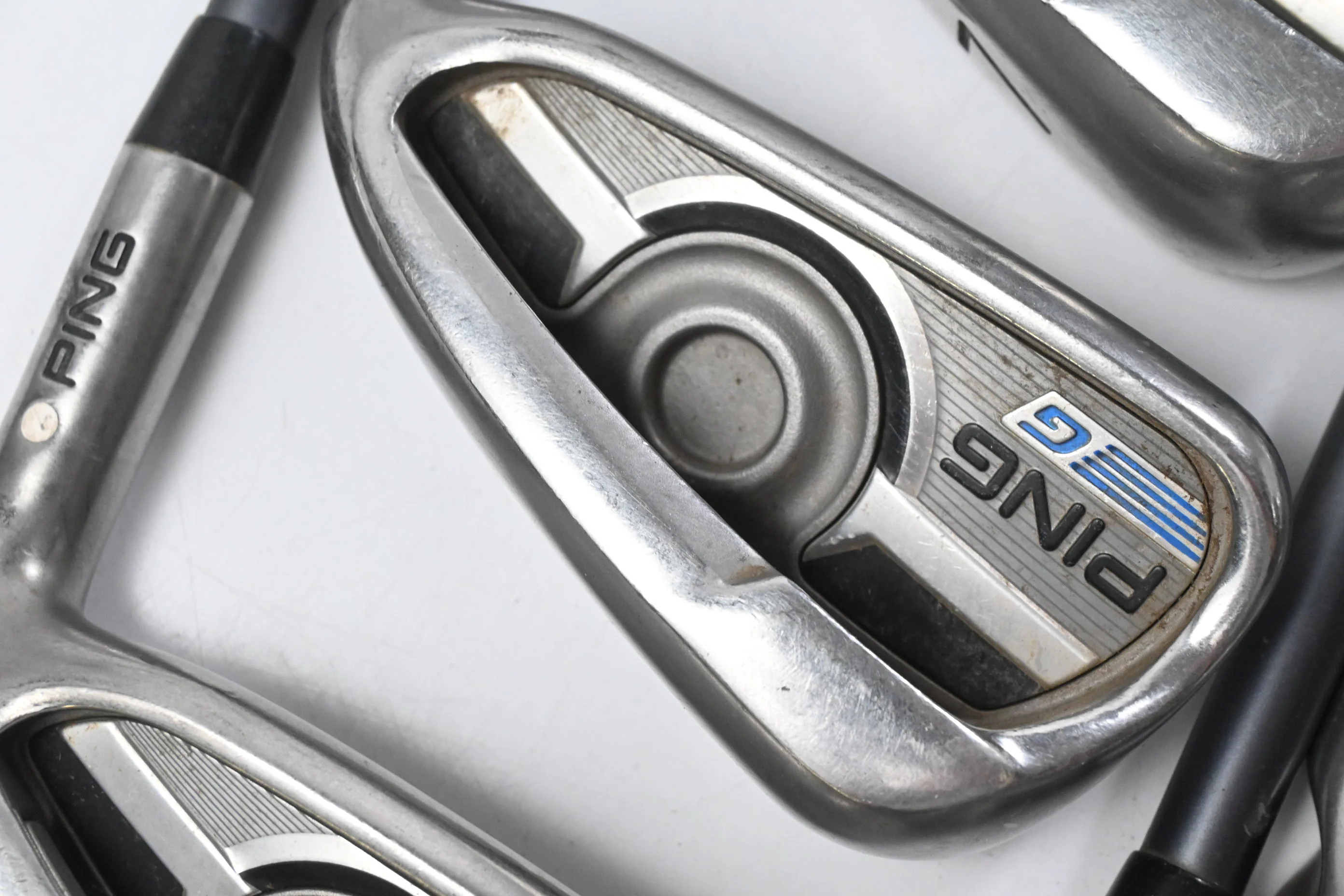 Ping G Series Irons / 5-PW / White Dot / Regular Flex Ping TFC 129 Shafts