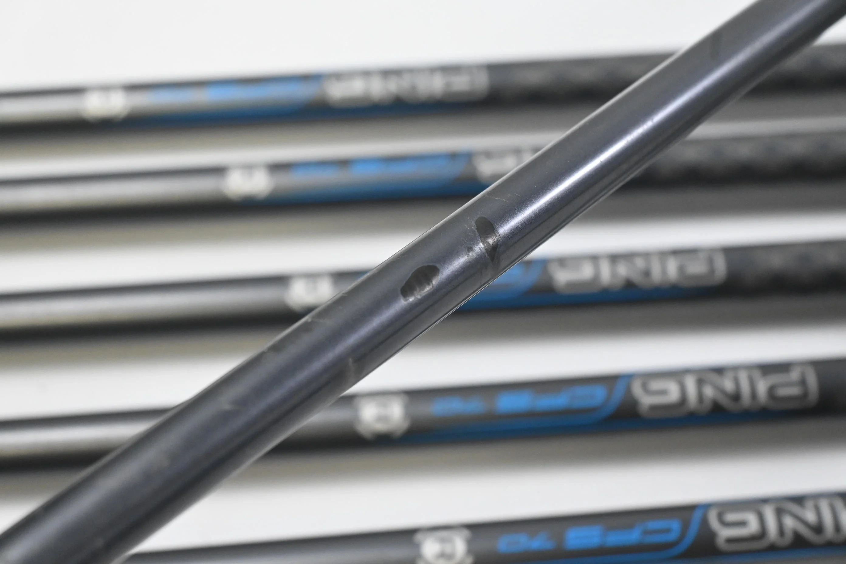 Ping G Series Irons / 5-PW / White Dot / Regular Flex Ping TFC 129 Shafts - Image 5