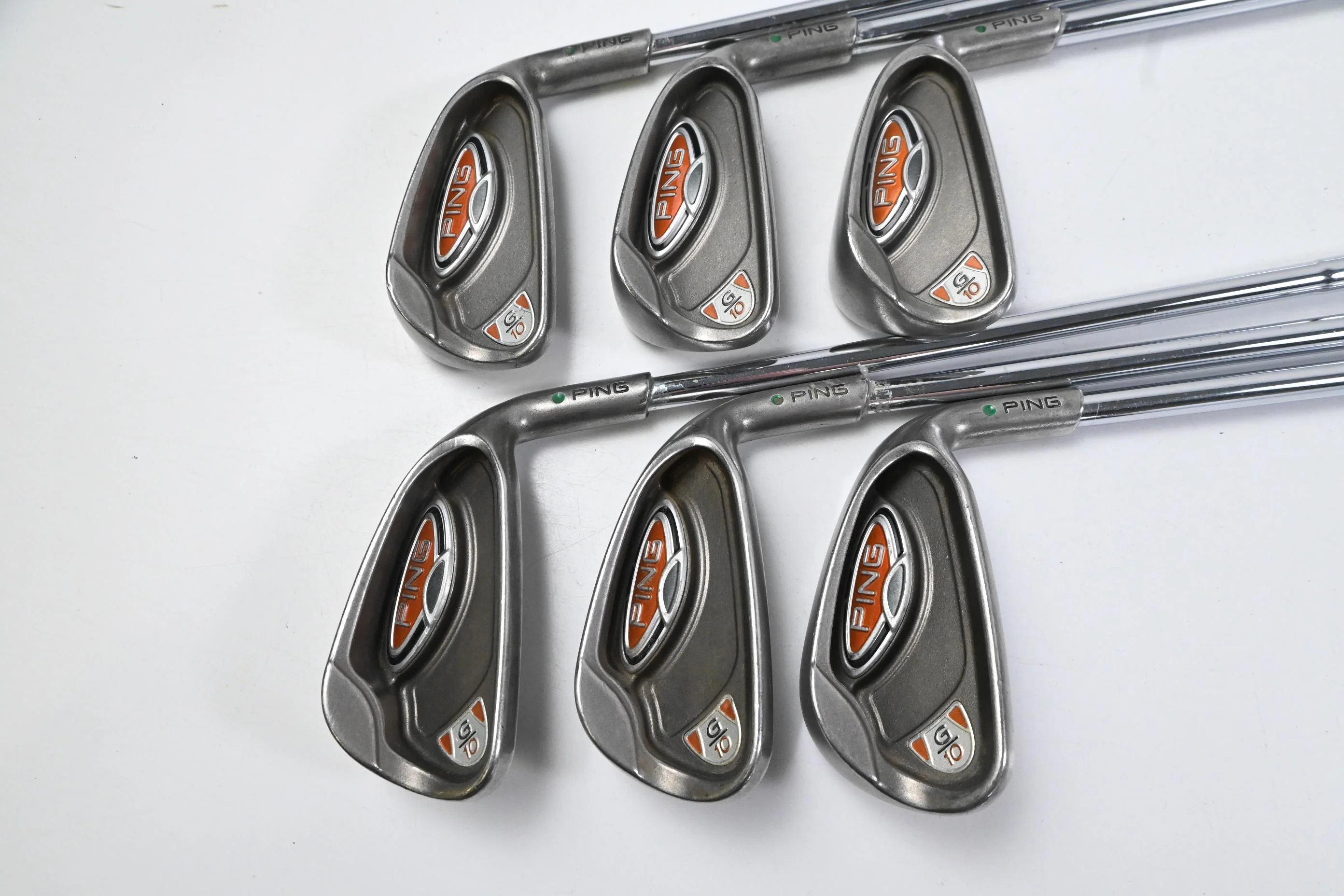 Ping G10 Irons / 4-9i / Green Dot / Regular Flex Dynamic Gold R300 Shafts - Image 2