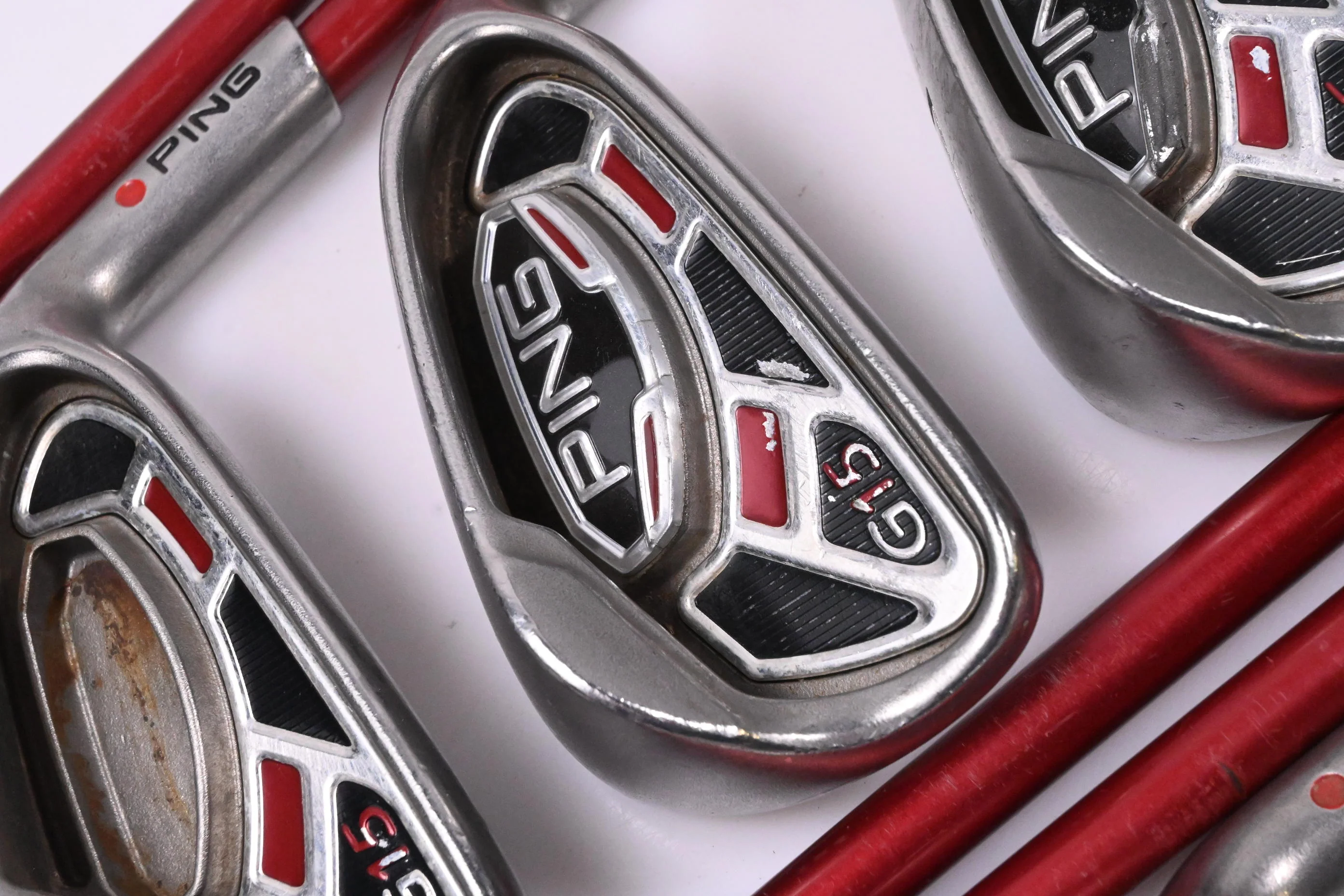 Ping G15 Irons / 4-PW+SW / Orange Dot / Regular Flex Ping TFC 149 Shafts