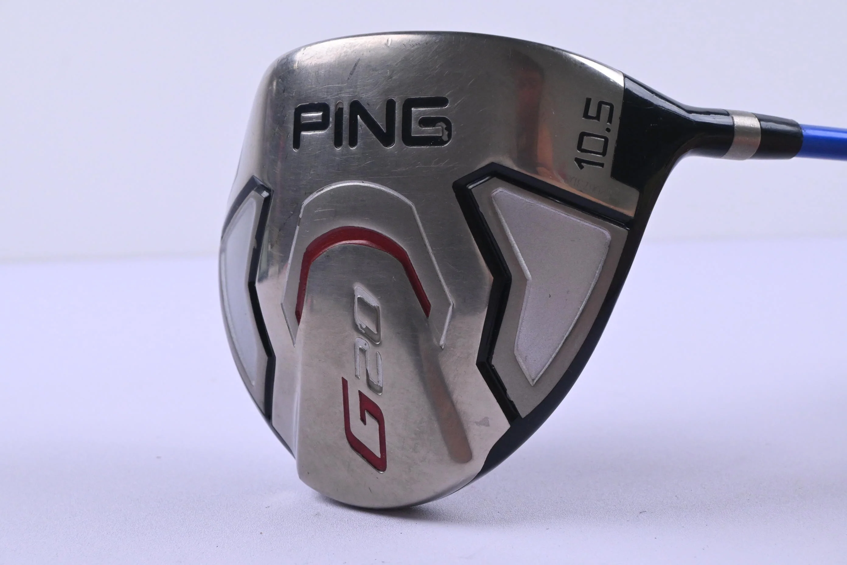 Ping G20 Driver / 10.5 Degree / Stiff Shaft Grafalloy ProLaunch Blue 65 Shaft - Image 2