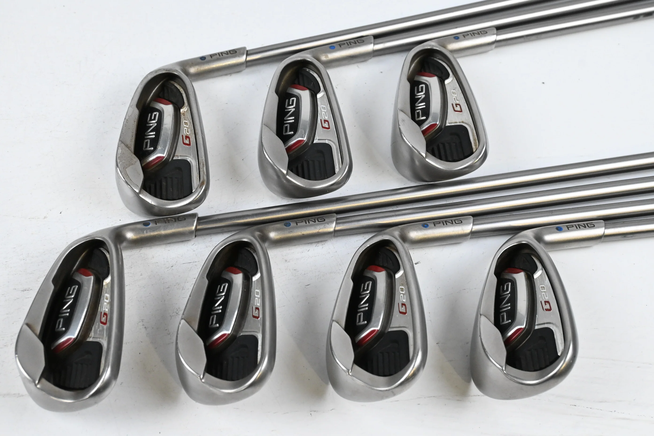 Ping G20 Irons / 6-PW+GW+SW / Blue Dot / Senior Flex Ping TFC 169 Shaft - Image 2