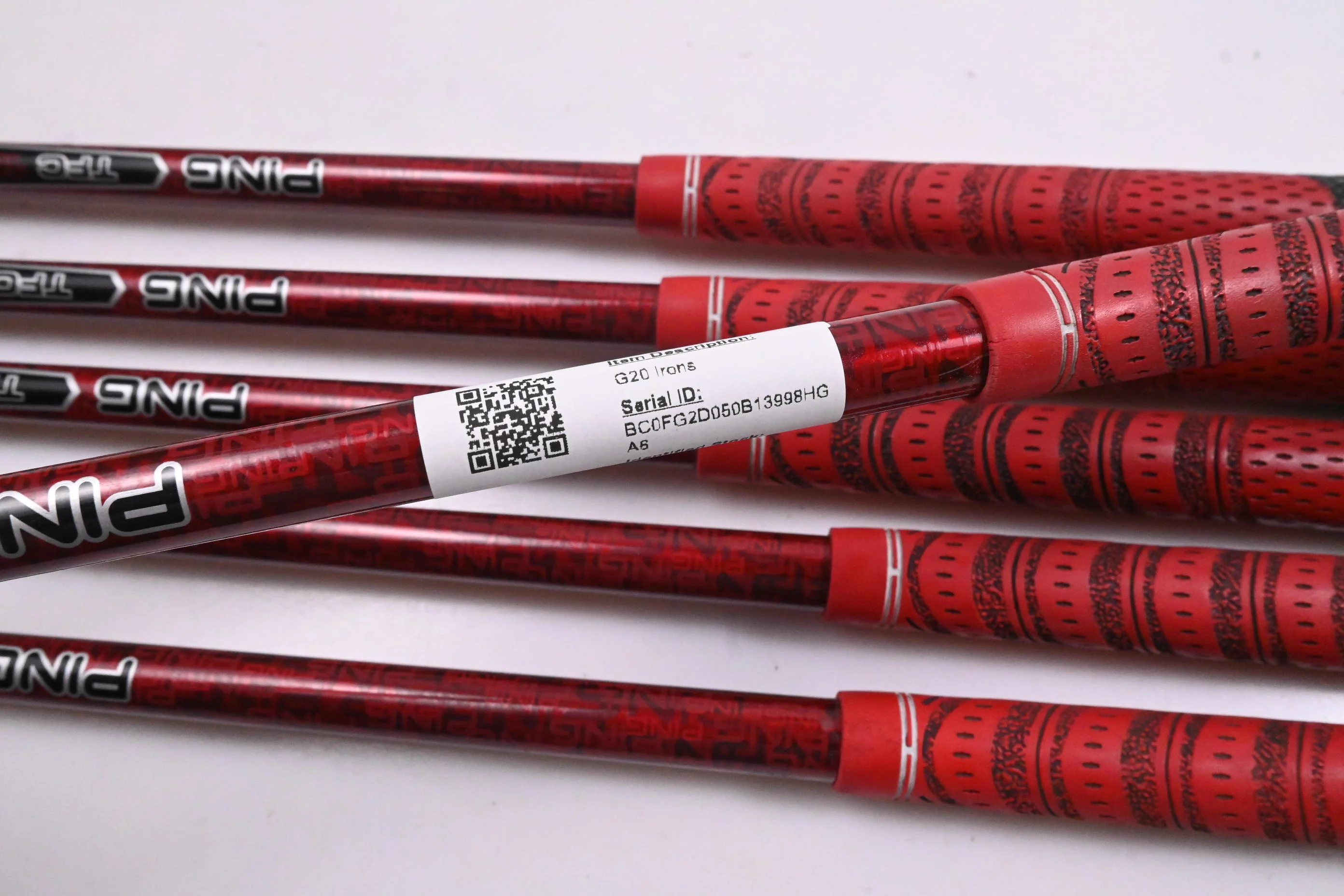 Ping G20 Irons / 4-9i / Blue Dot / Senior Flex Ping TFC 169 Shafts - Image 6