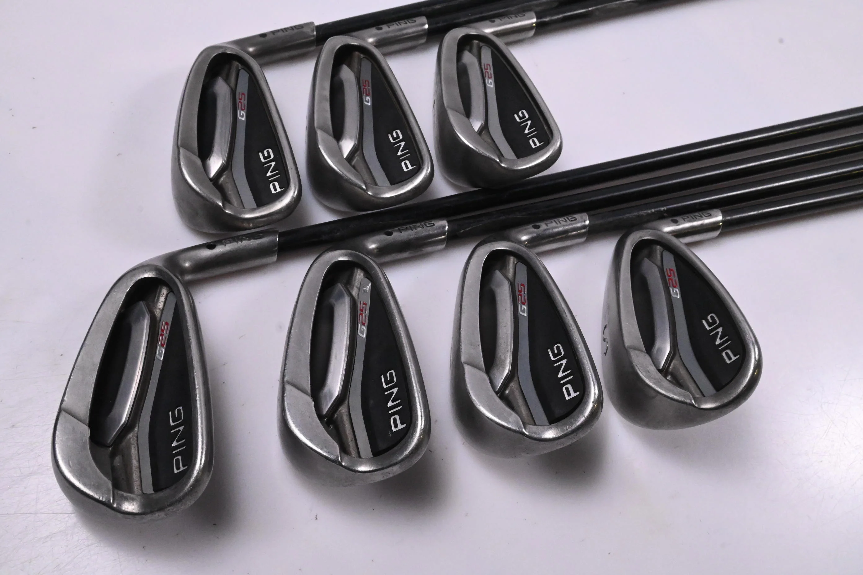 Ping G25 Irons / 5-PW+SW / Black Dot / Senior Flex Ping TFC 189 Shafts - Image 2